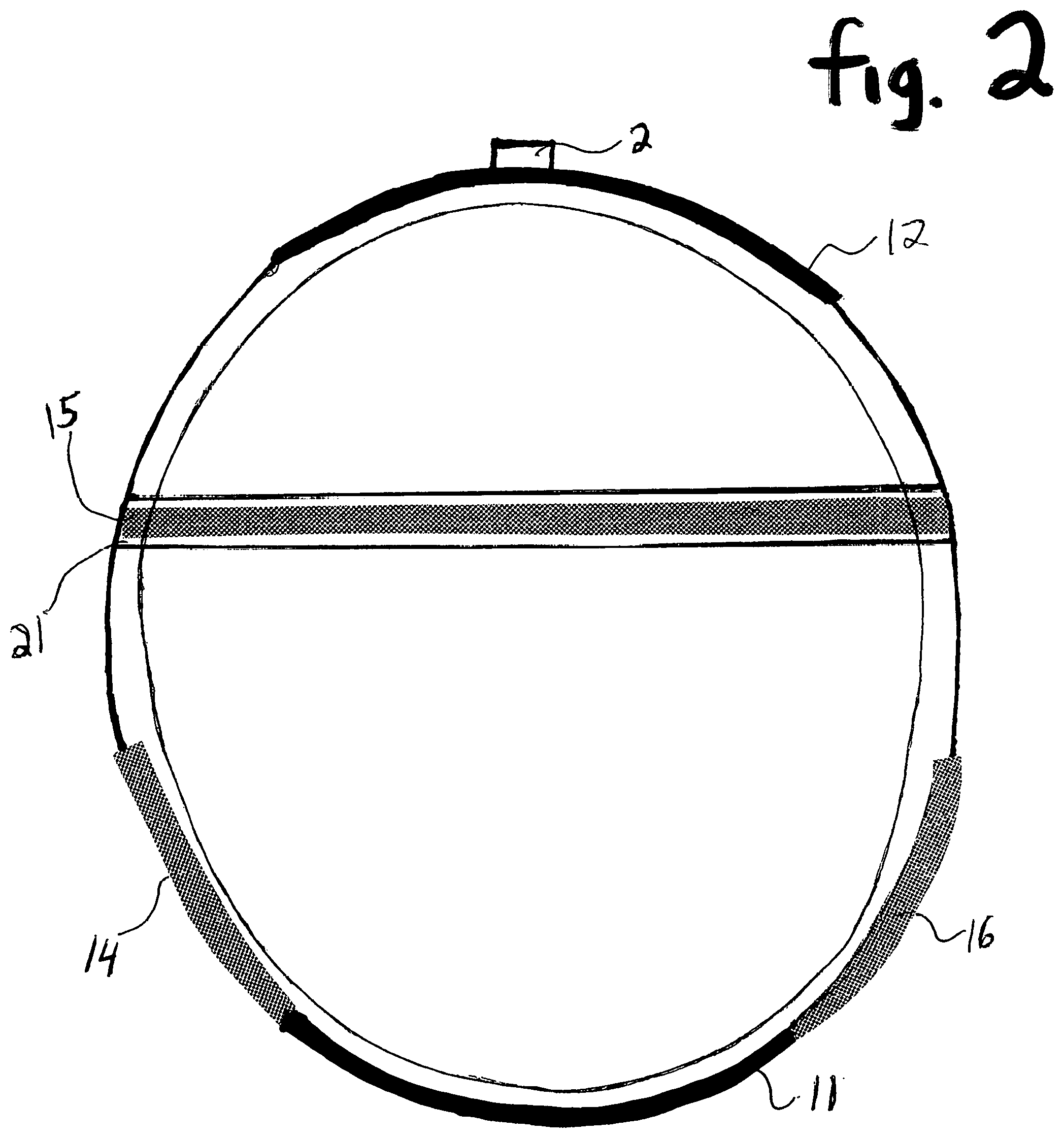 Patent US12496248 Figure 2 – Headband that contracts in synchrony with inspiration during sleep