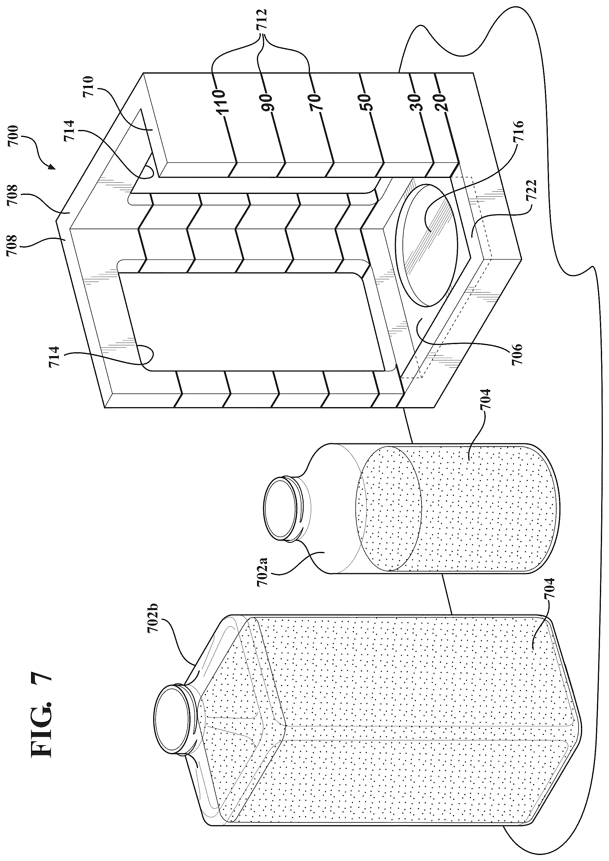 Patent US12496256 Figure 8 – Prescription drug bottle measuring device and method of use