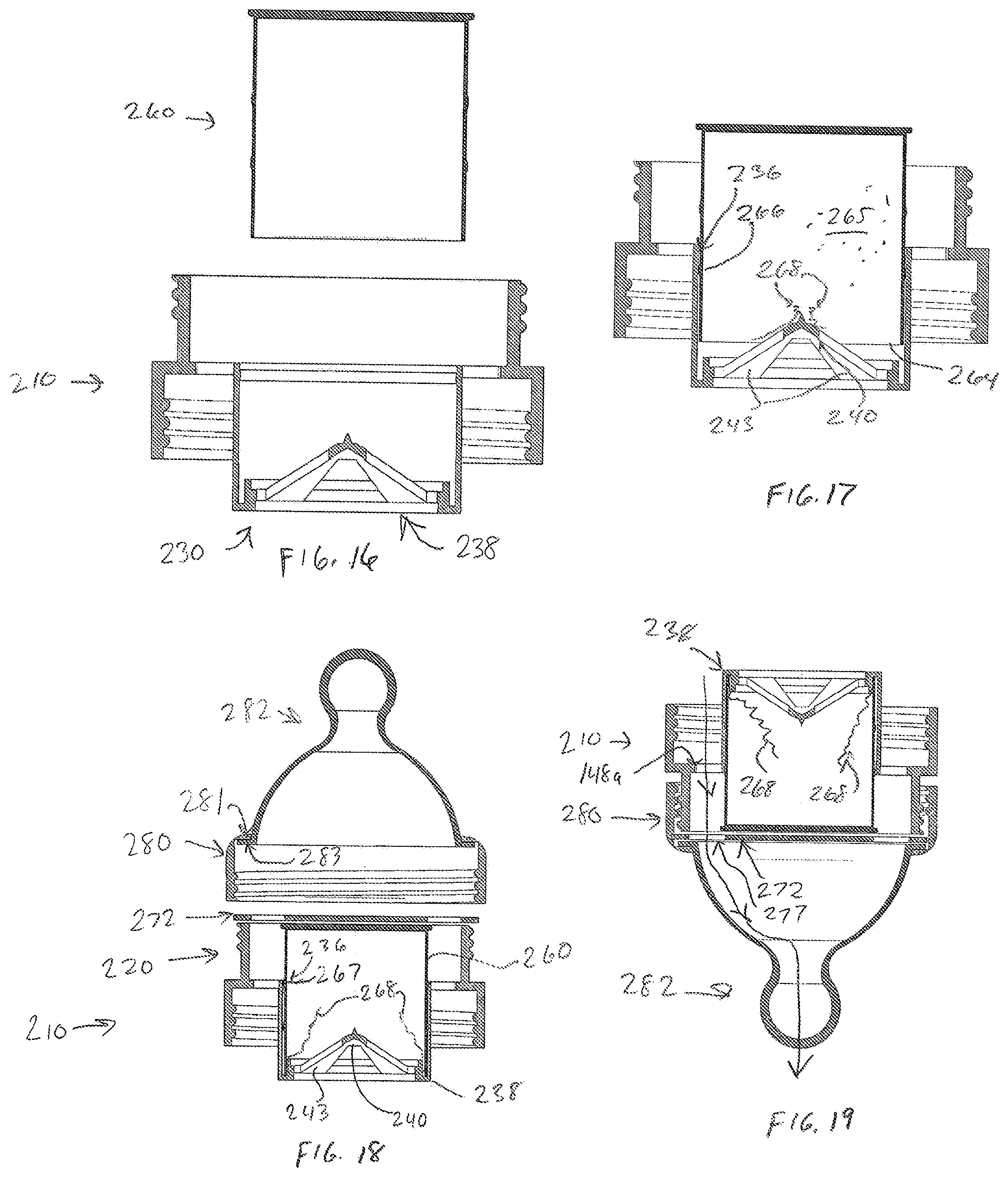 Patent US12496257 Figure 6 – Ingredient dispensing and drink through device for beverage container
