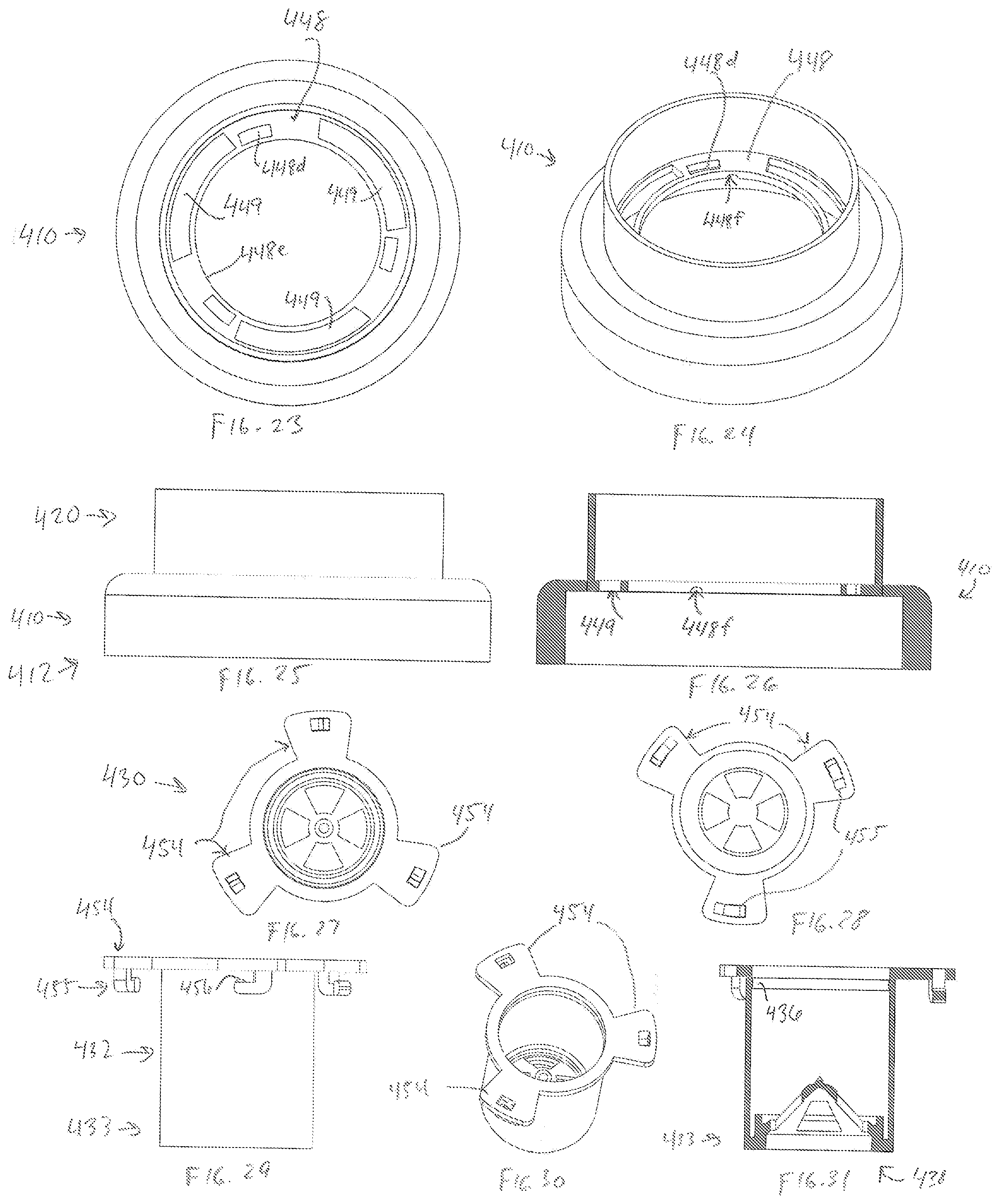 Patent US12496257 Figure 8 – Ingredient dispensing and drink through device for beverage container
