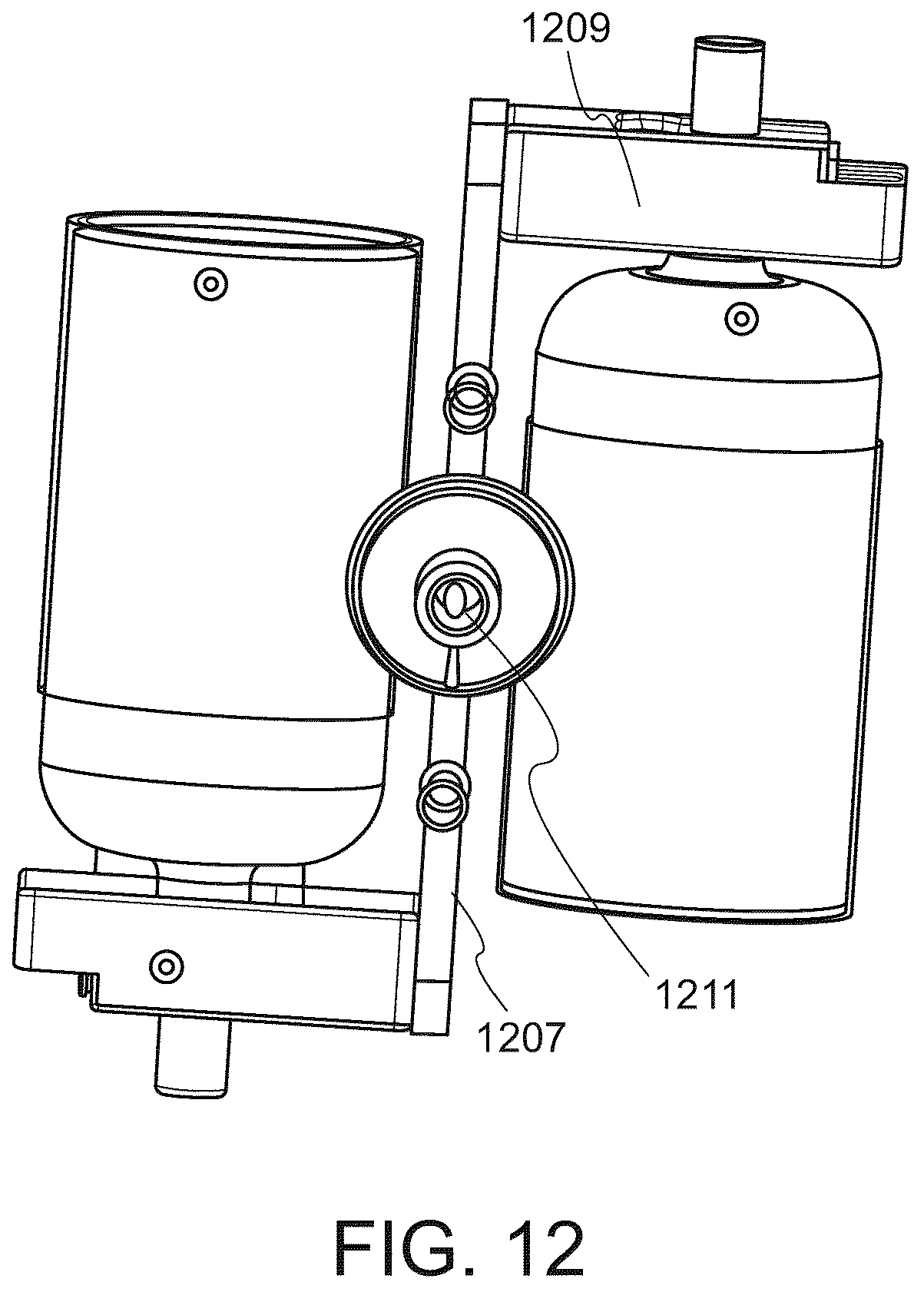 Patent US12496258 Figure 12 – Vial manipulator for use in a robotic pharmaceutical preparation system