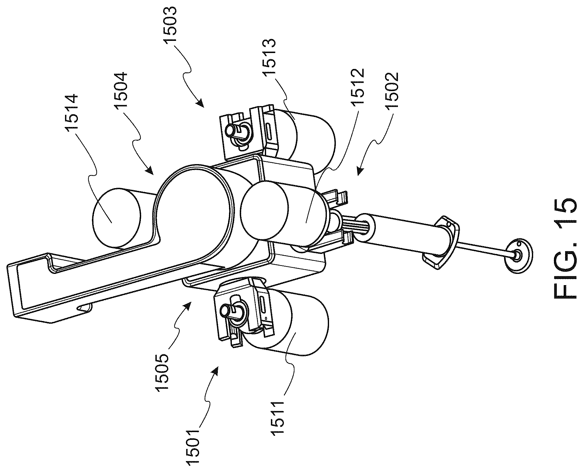 Patent US12496258 Figure 15 – Vial manipulator for use in a robotic pharmaceutical preparation system