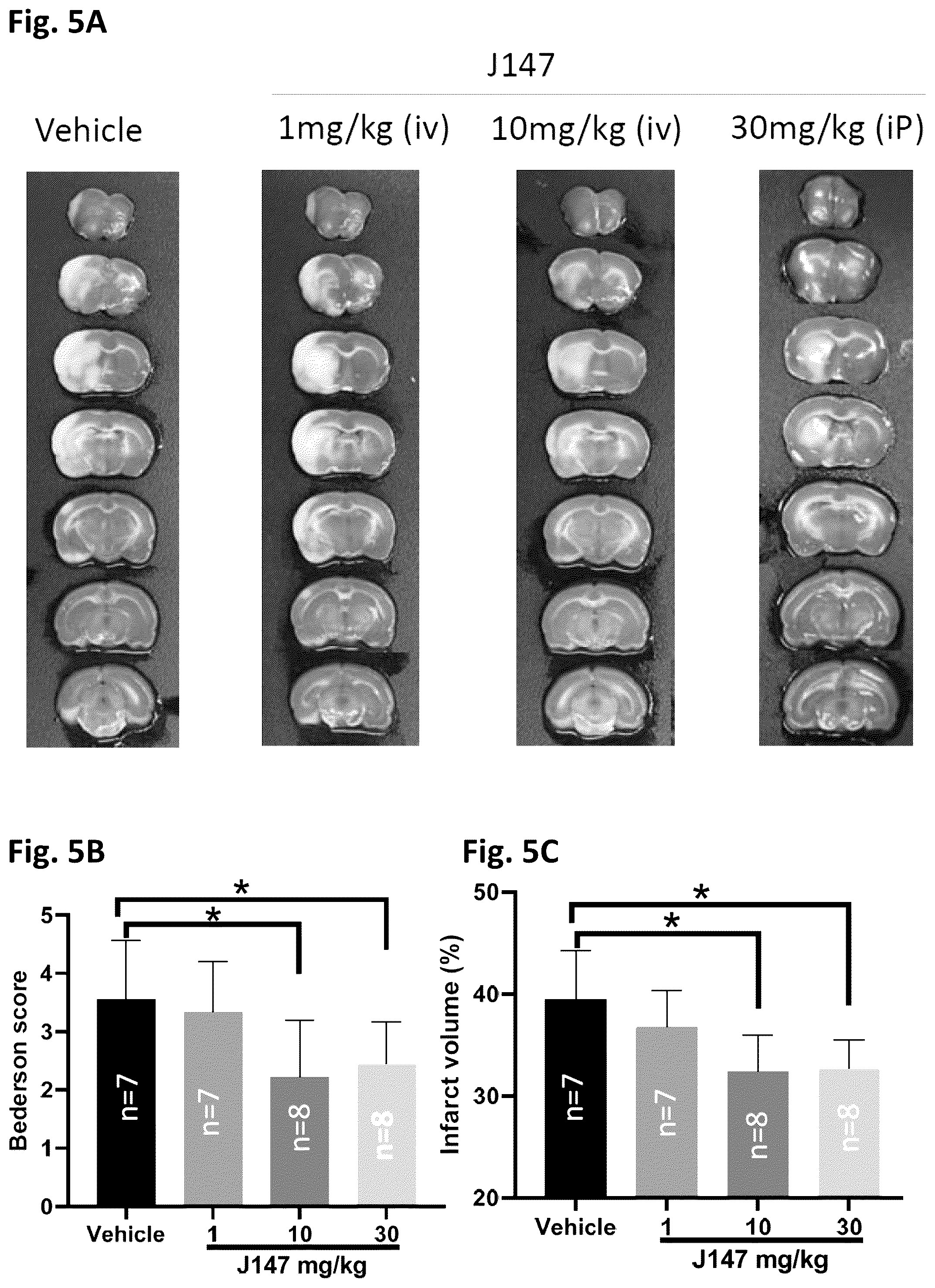 Patent US12496281 Figure 5 – Compounds for prevention and treatment of hemorrhage and vasculature instability