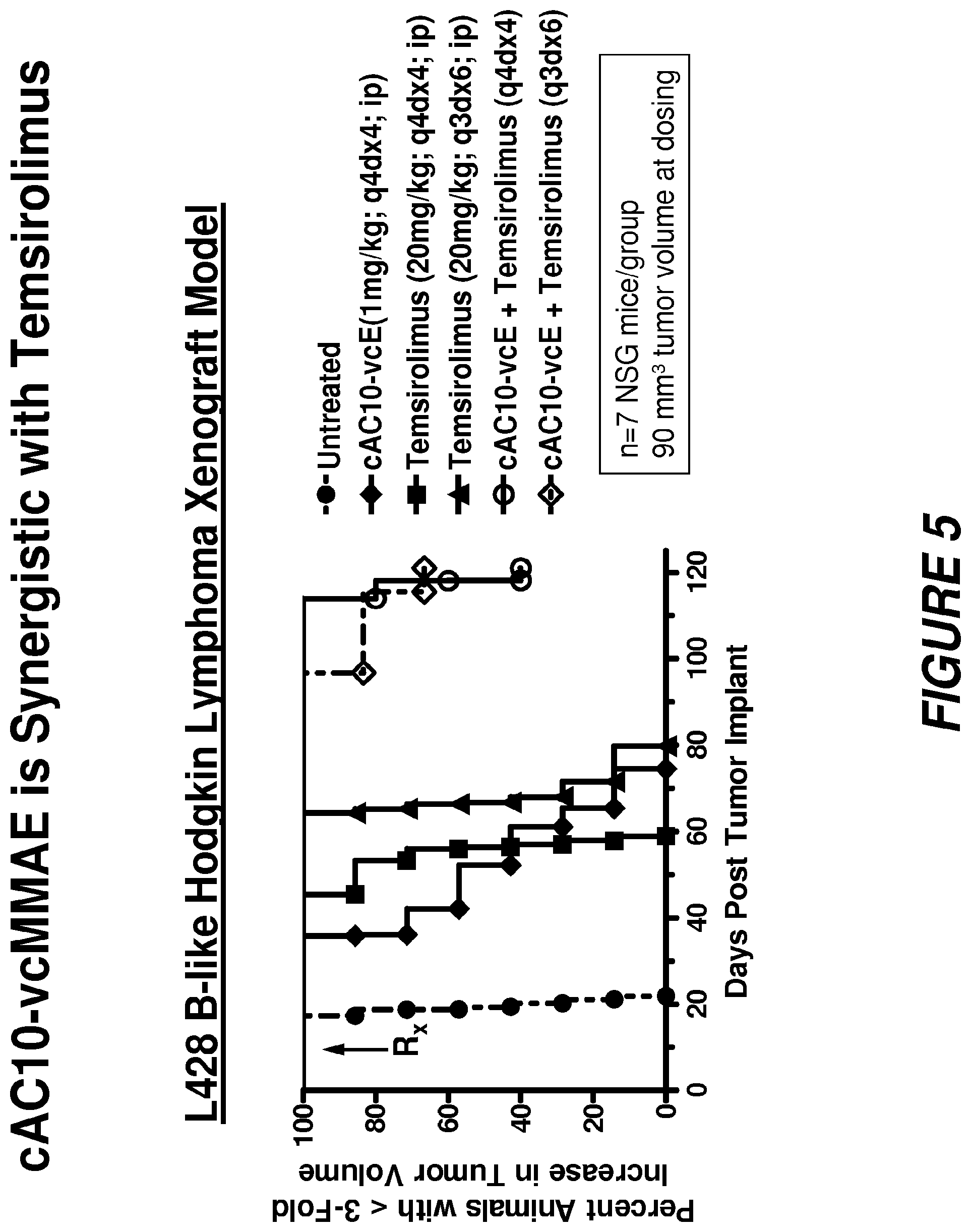 Patent US12496353 Figure 6 – Synergistic effects between auristatin-based antibody drug conjugates and inhibitors of the PI3K-AKT mTOR pathway