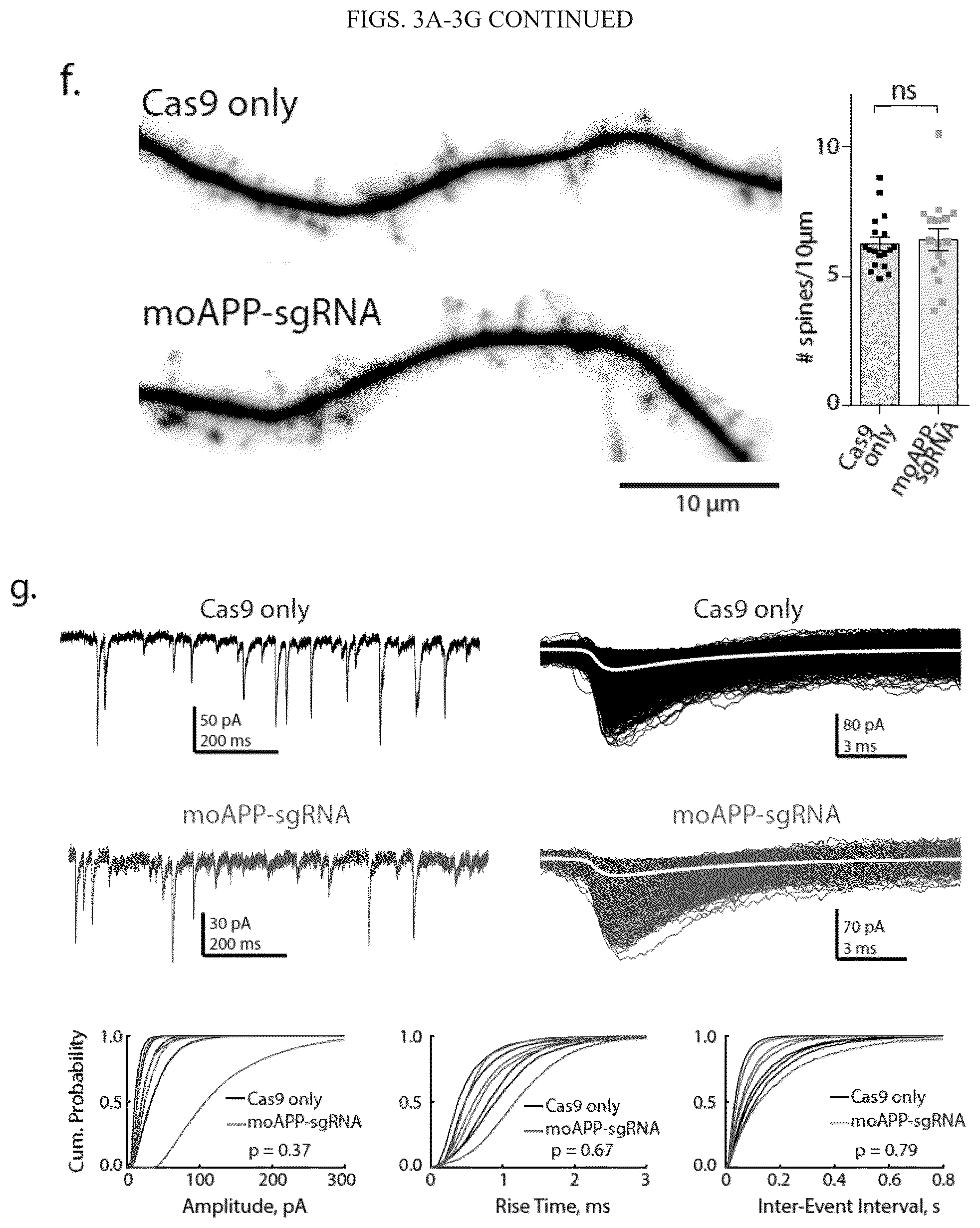 Patent US12496360 Figure 9 – Gene editing-based method of attenuating the beta-amyloid pathway