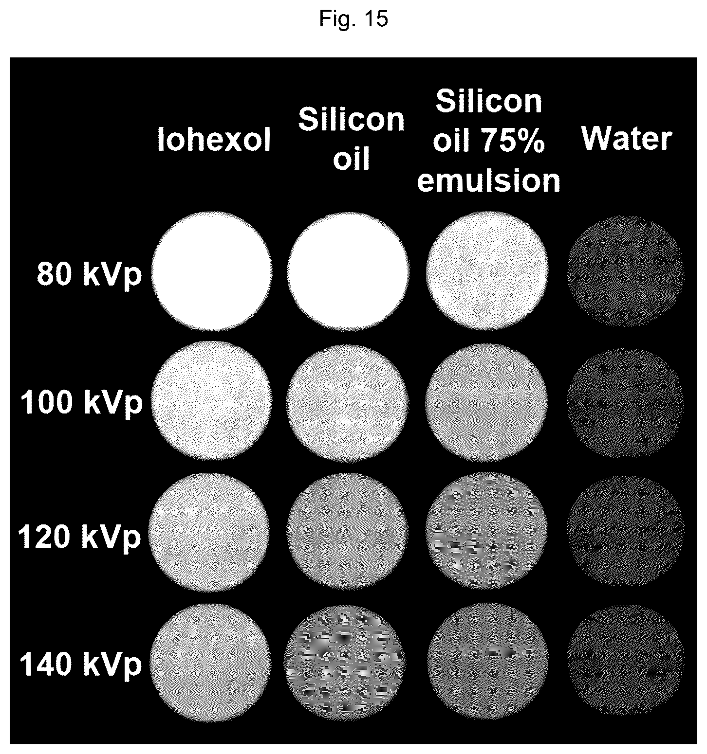 Patent US12496362 Figure 15 – Silicone-based enteric CT contrast material