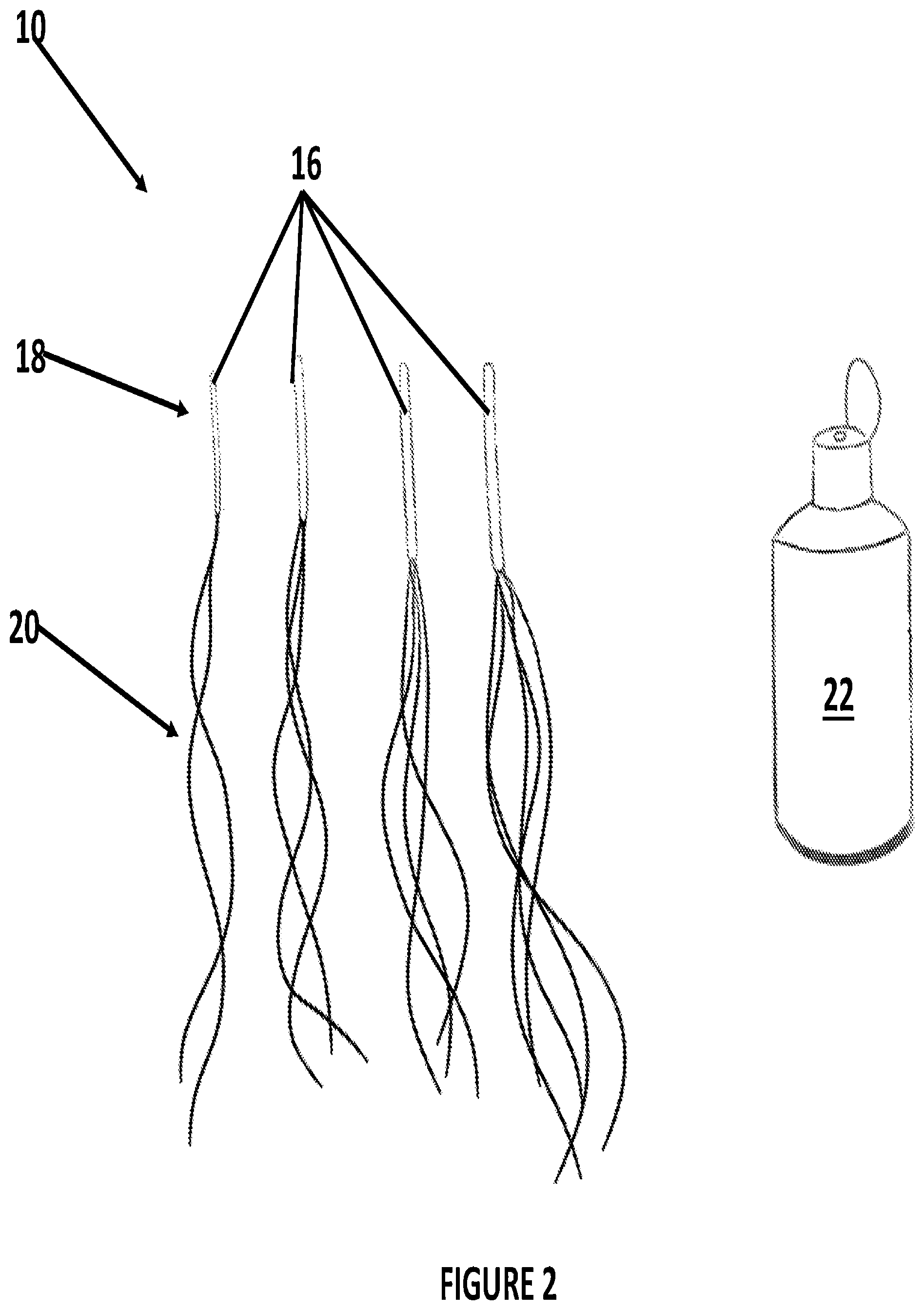 Patent US12496364 Figure 2 – Pierced body part hole cleaning kit and method for cleaning