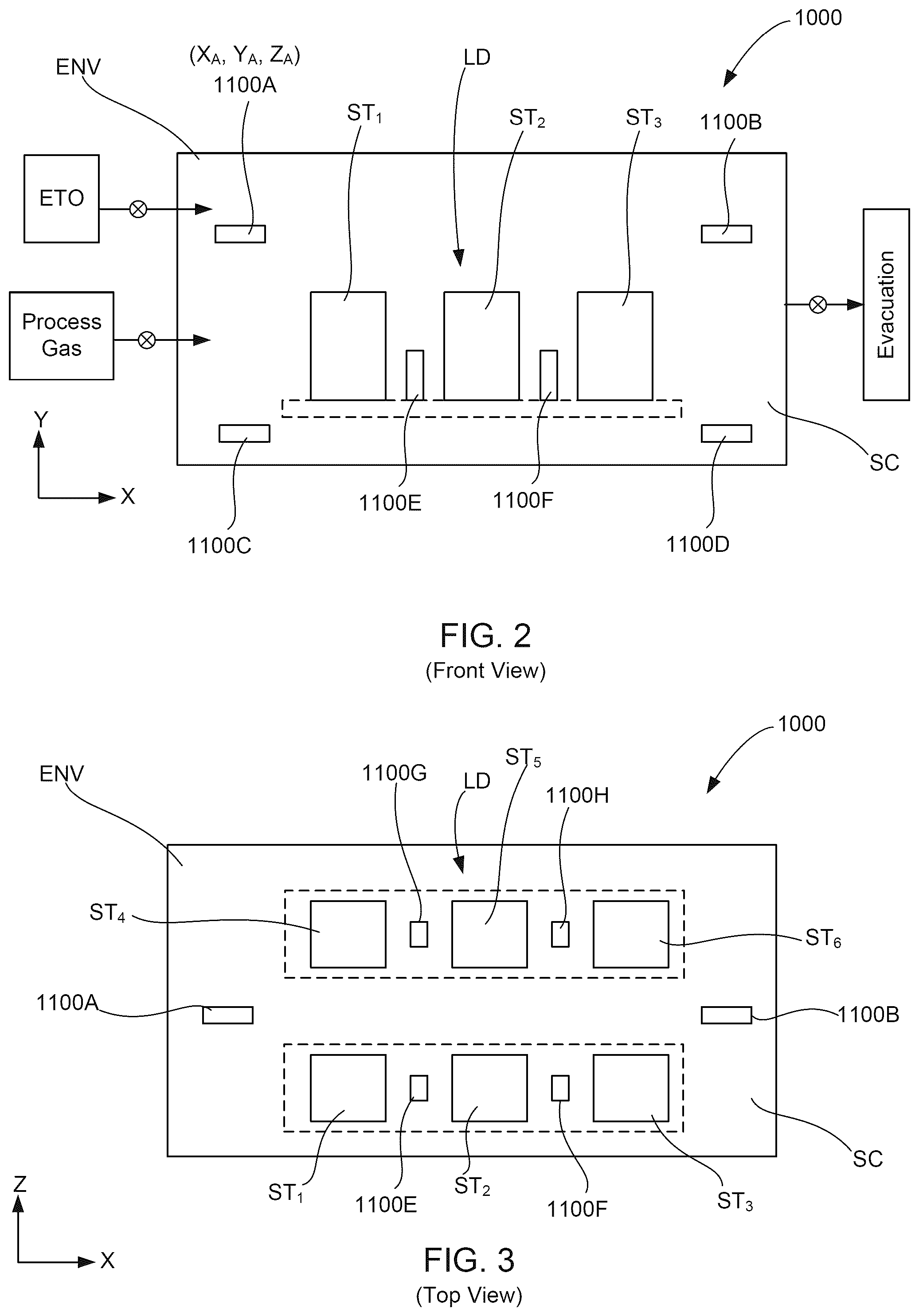 Patent US12496369 Figure 2 – Systems and methods for monitoring a gas sterilization environment