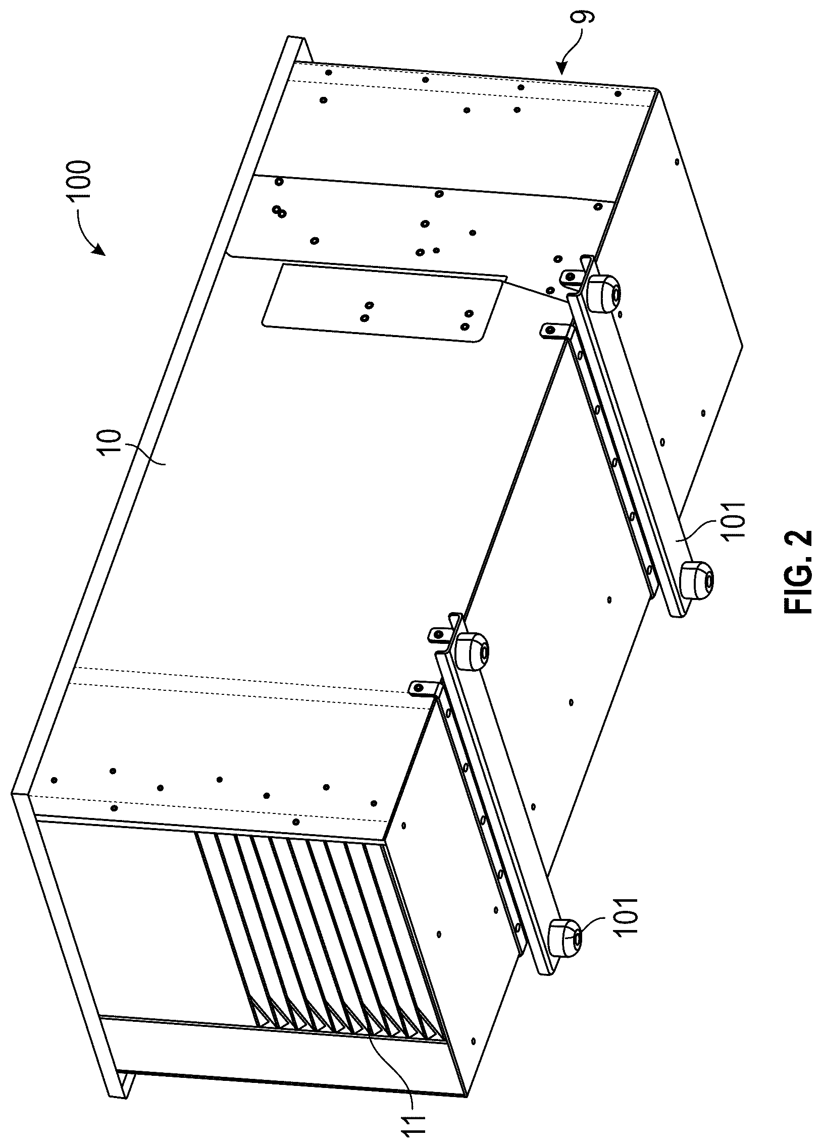 Patent US12496372 Figure 2 – Method and apparatus for air treatment including light baffle catalyst