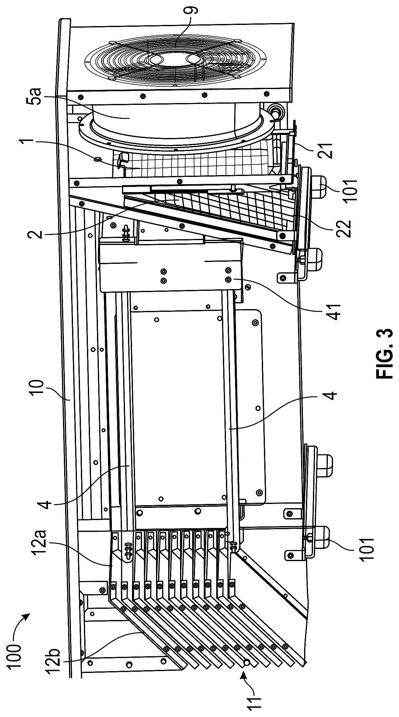 Patent US12496372 Figure 3 – Method and apparatus for air treatment including light baffle catalyst