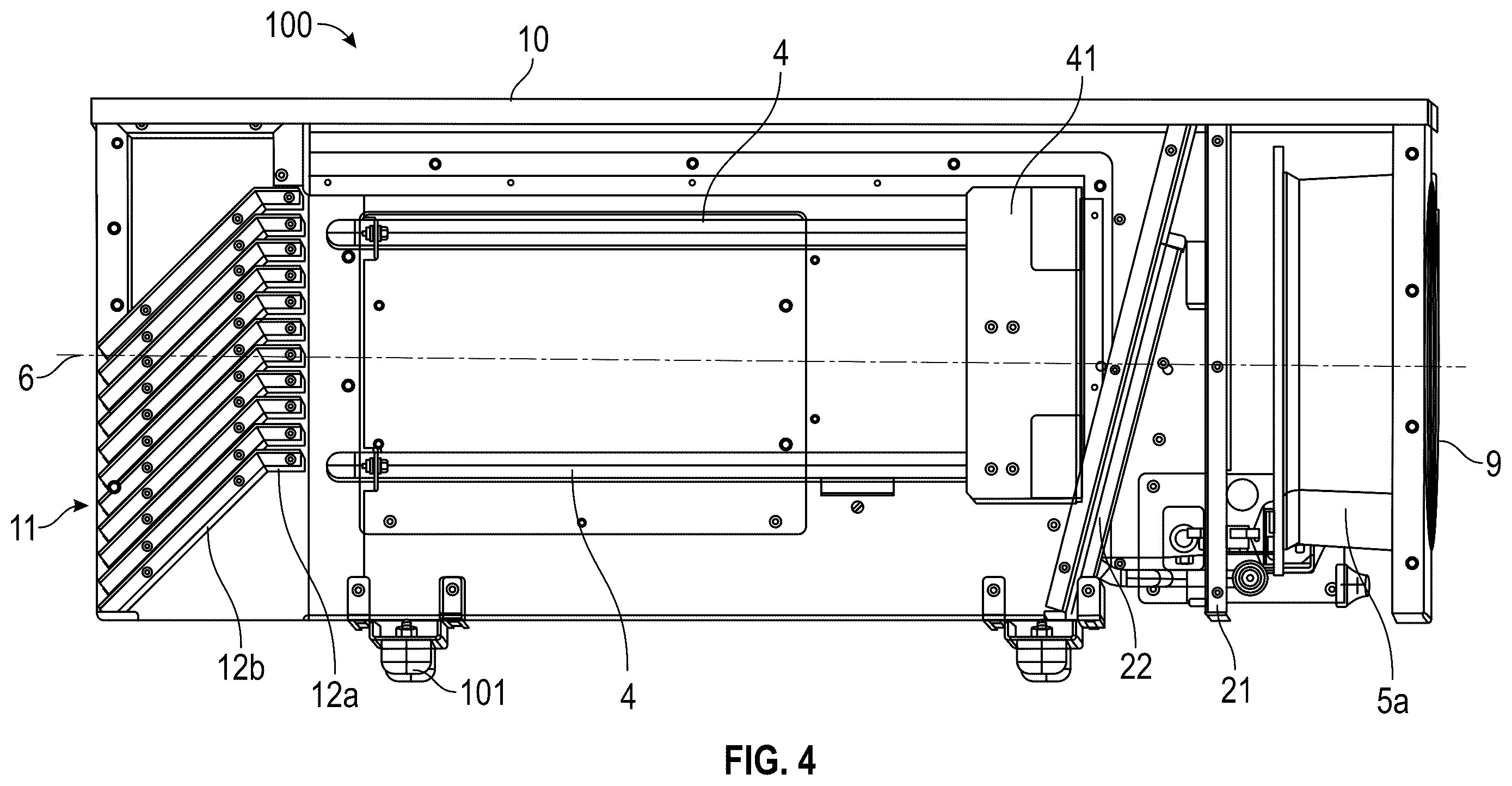 Patent US12496372 Figure 4 – Method and apparatus for air treatment including light baffle catalyst