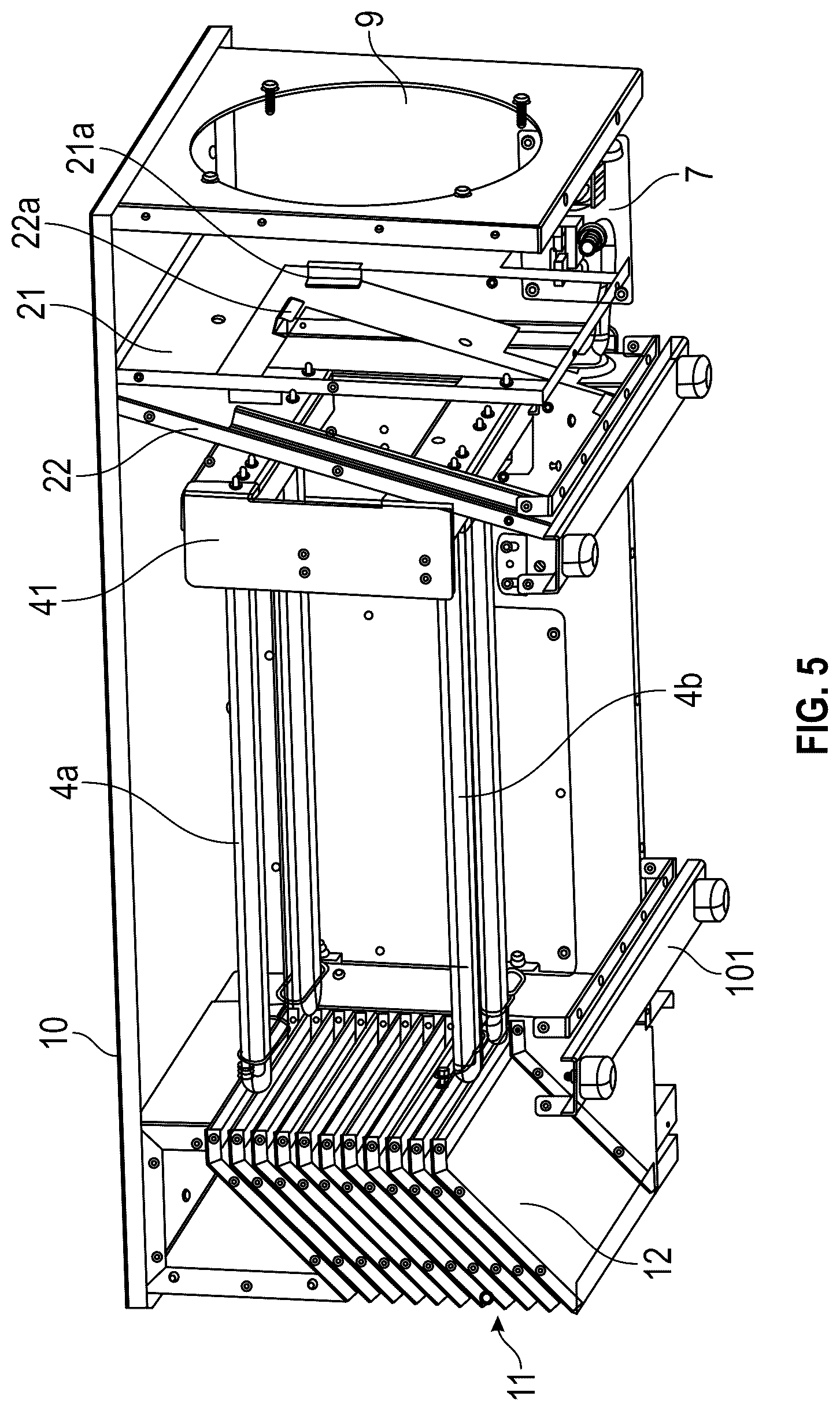 Patent US12496372 Figure 5 – Method and apparatus for air treatment including light baffle catalyst