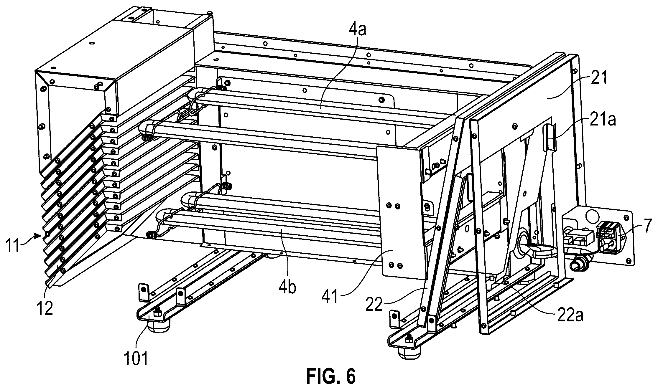 Patent US12496372 Figure 6 – Method and apparatus for air treatment including light baffle catalyst