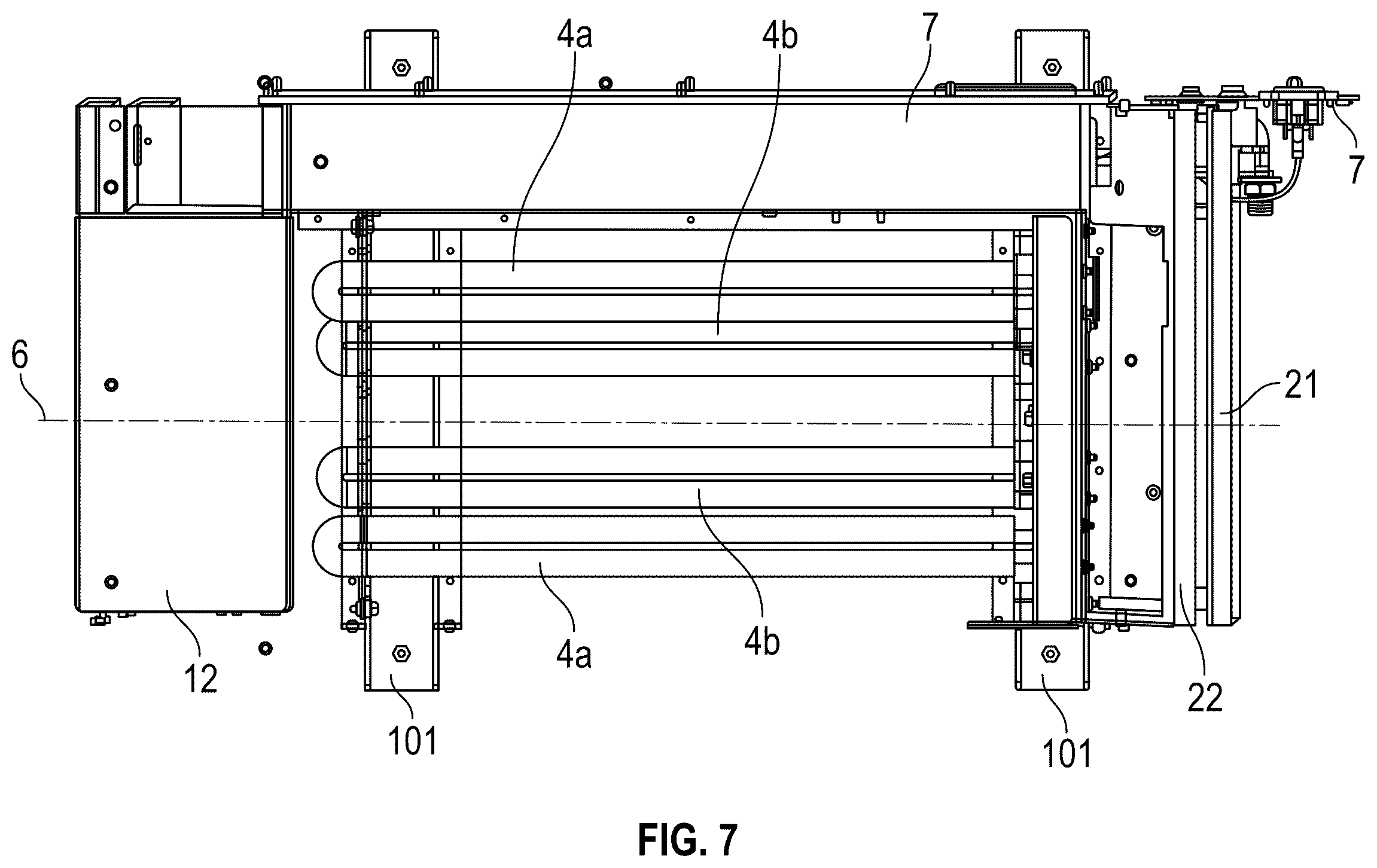 Patent US12496372 Figure 7 – Method and apparatus for air treatment including light baffle catalyst