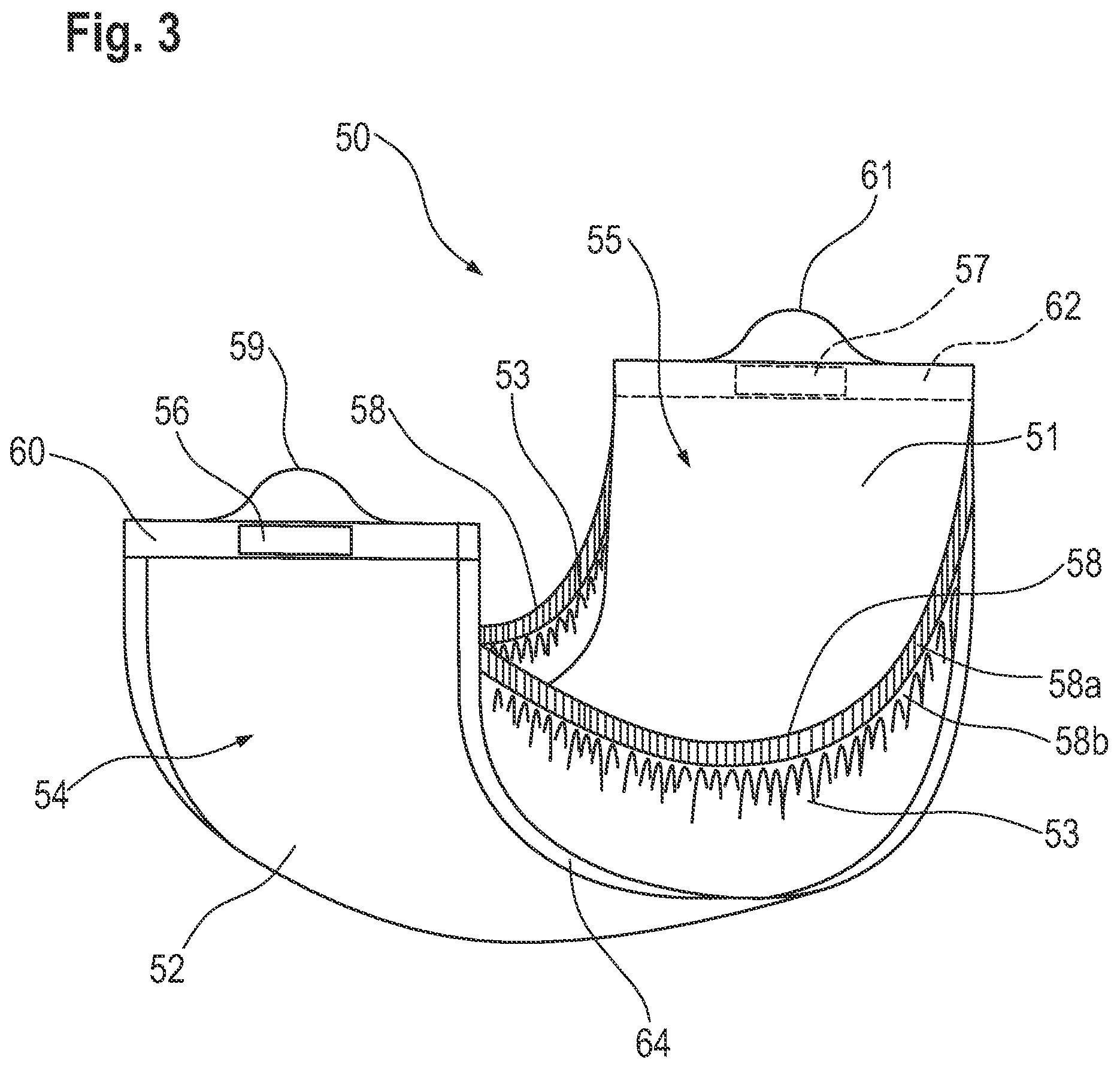 Patent US12496373 Figure 2 – Process of enzymatic degradation of an absorbent structure for a hygiene article