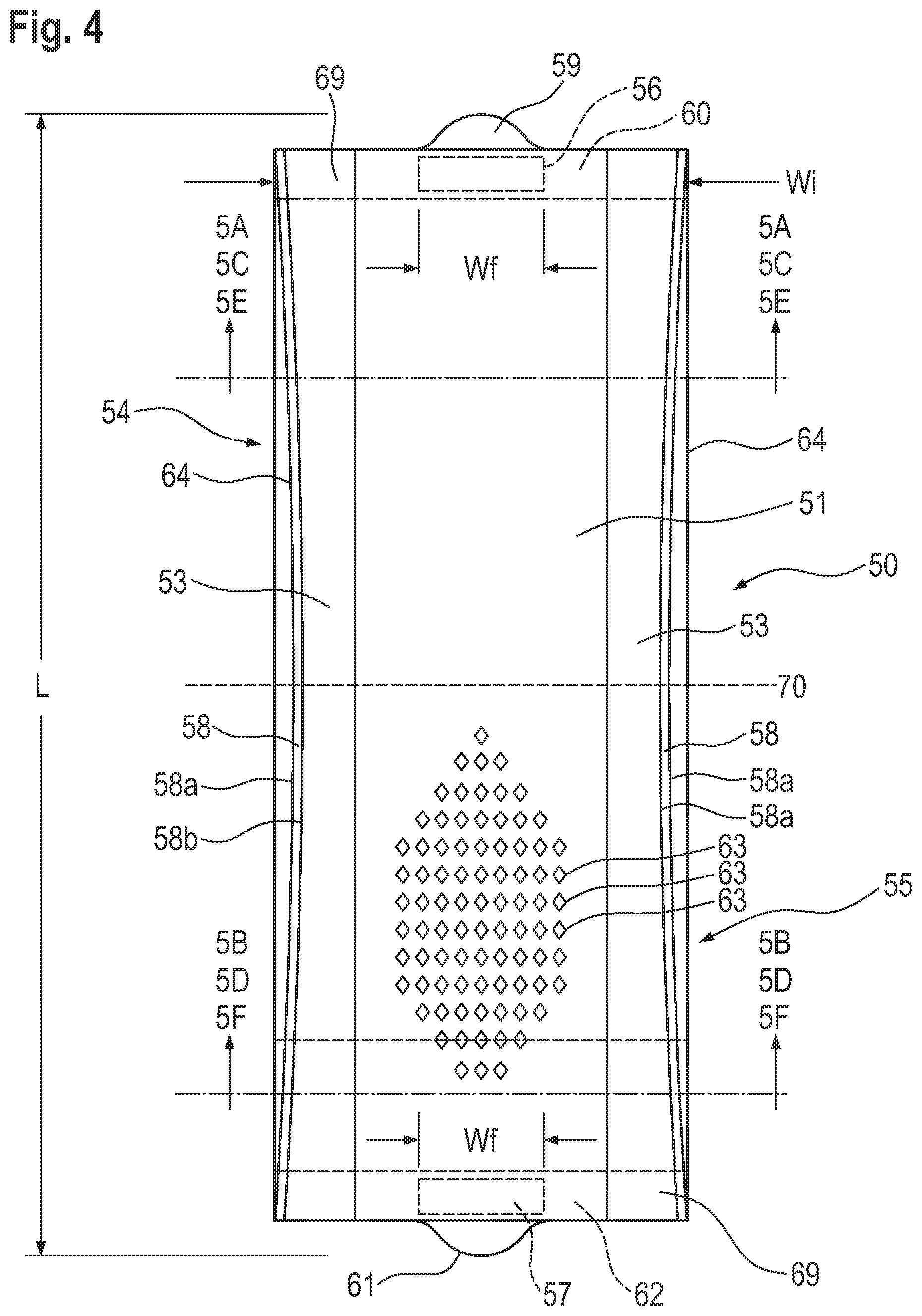 Patent US12496373 Figure 3 – Process of enzymatic degradation of an absorbent structure for a hygiene article