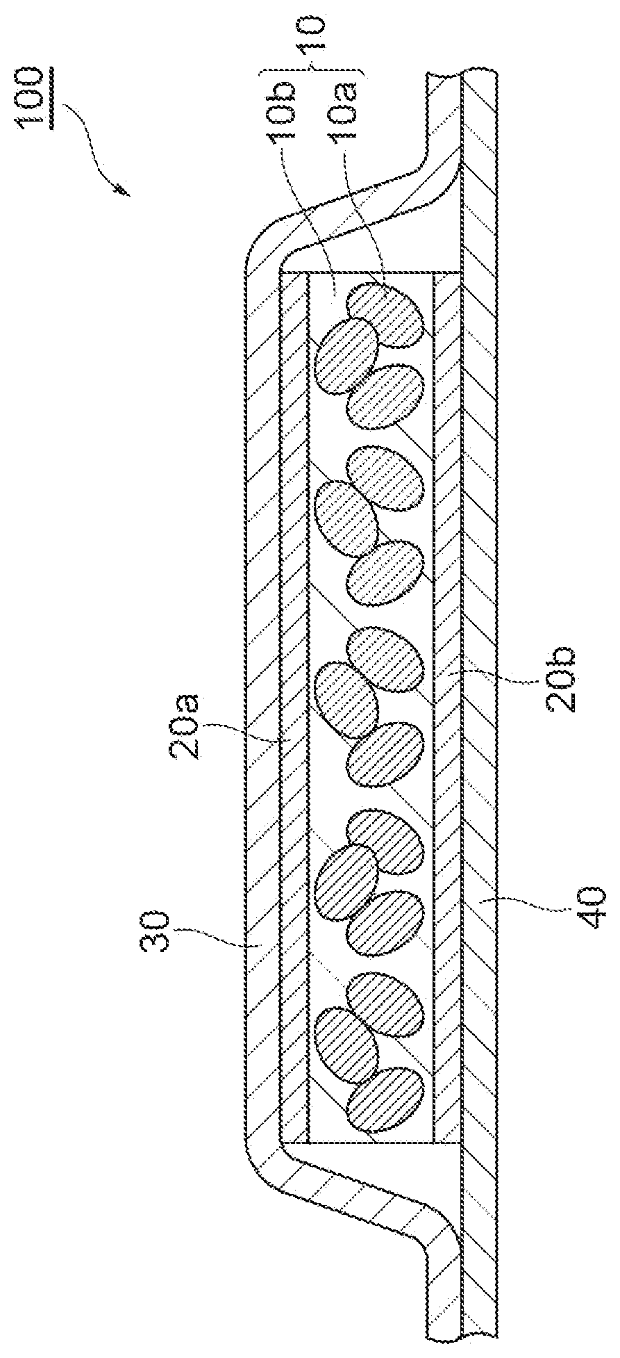 Patent US12496374 Figure 1 – Deodorizer composition, absorbing body, and absorbent article
