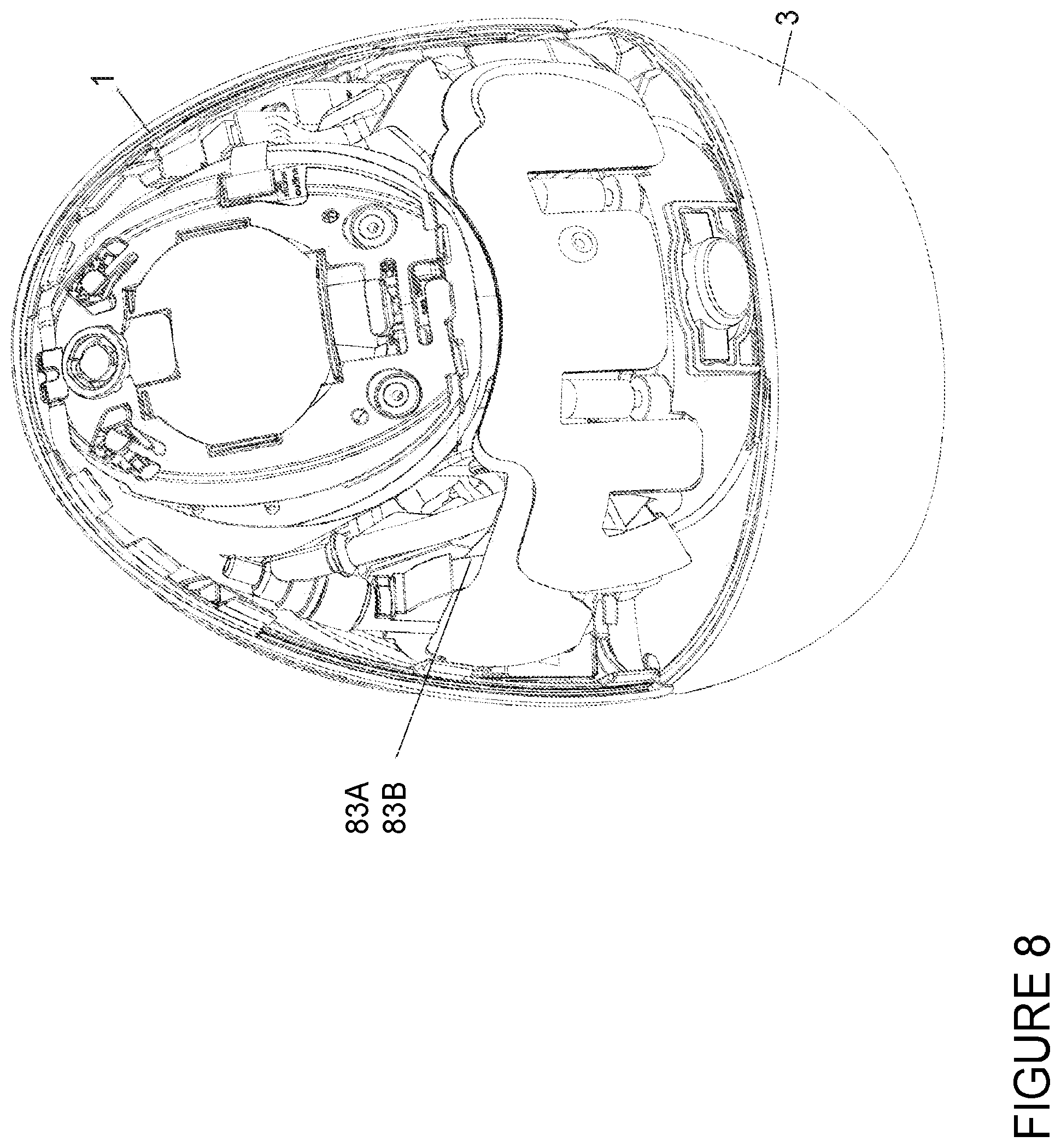 Patent US12496381 Figure 8 – Breast pump system