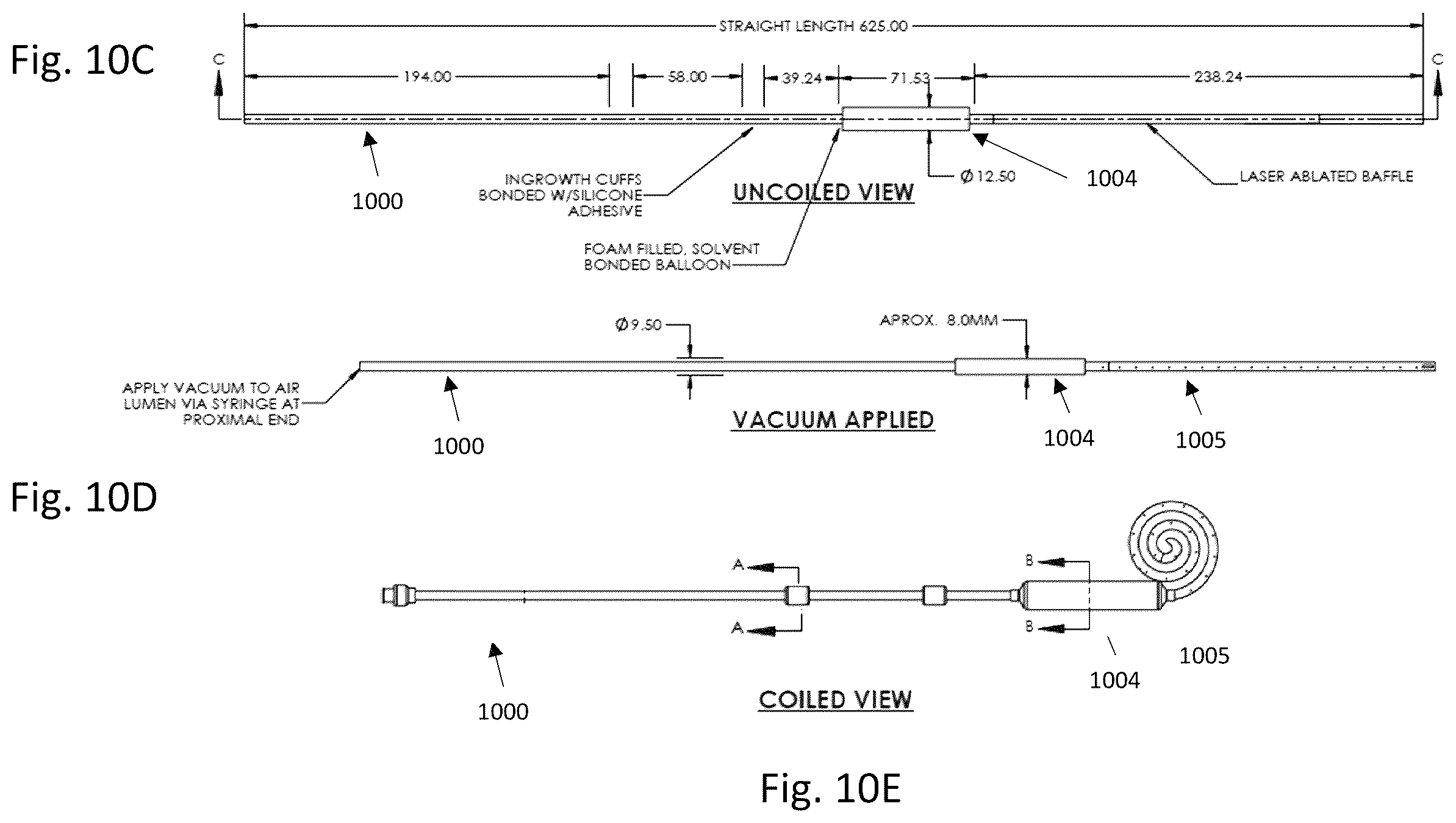 Patent US12496385 Figure 10 – Peritoneal dialysis catheter with an expandable structure