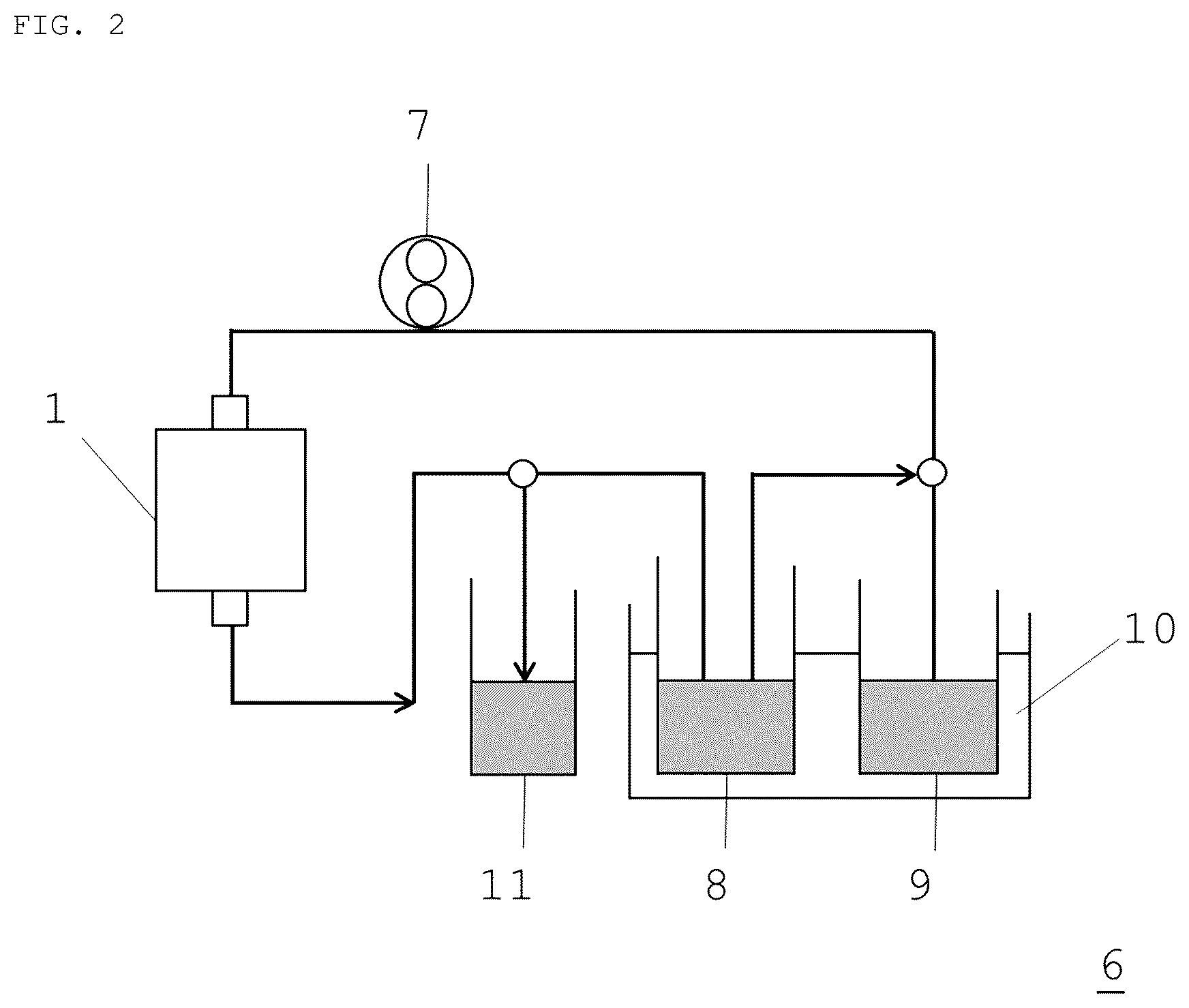 Patent US12496387 Figure 2 – Fiber bundle, method for producing same, and purification column