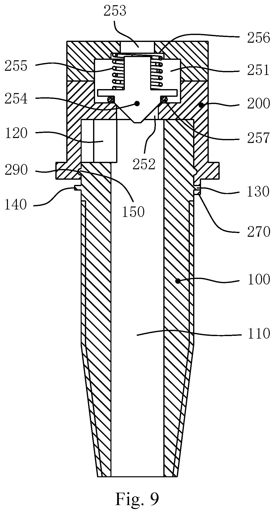 Patent US12496389 Figure 7 – Intraosseous pressure release screw