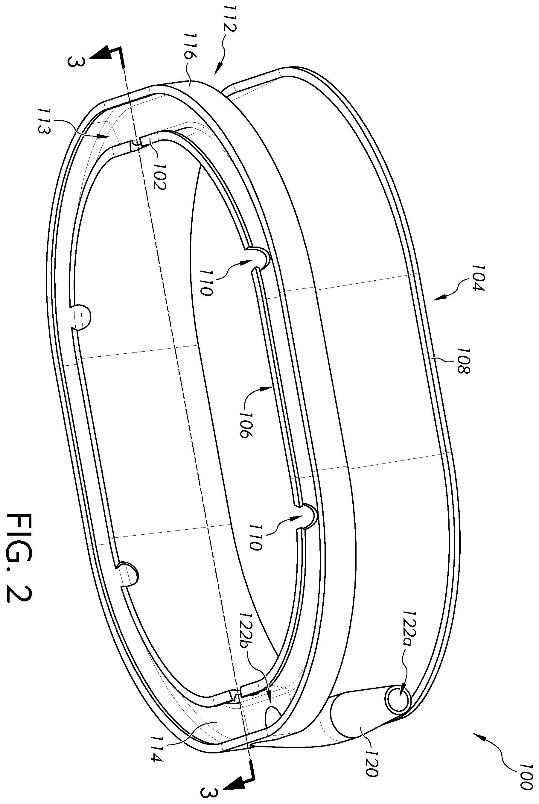 Patent US12496390 Figure 2 – Spill protection basin for surgeries