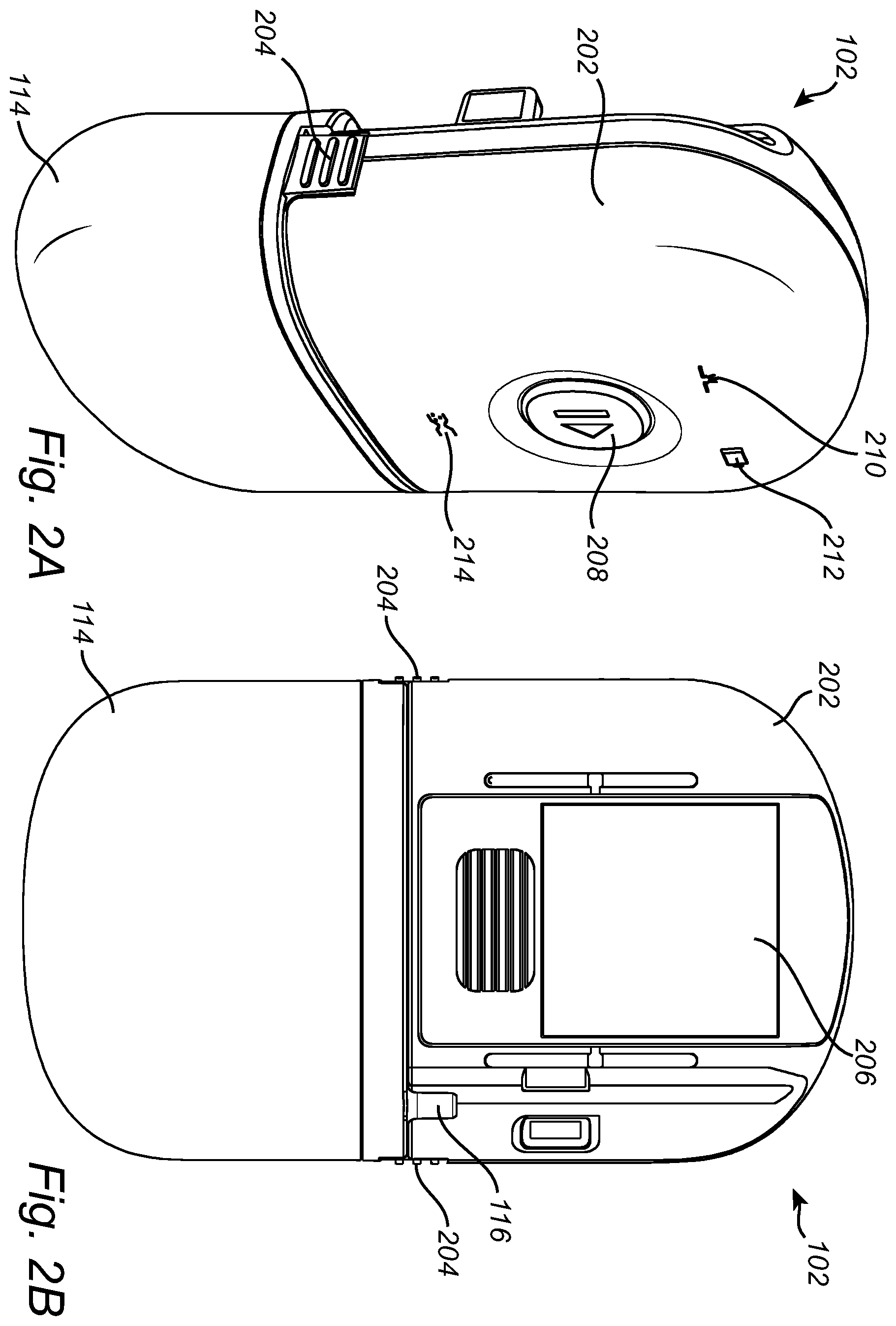 Patent US12496391 Figure 2 – Mobile negative pressure wound therapy device
