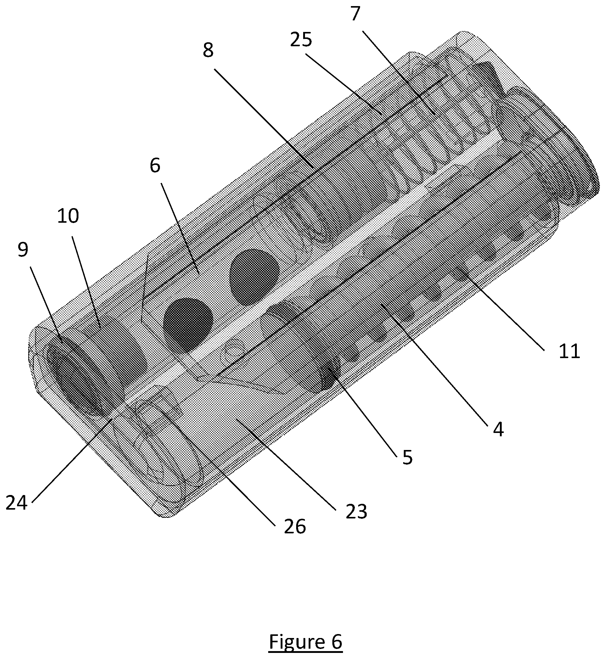 Patent US12496401 Figure 4 – Miniaturized wearable medication administration device