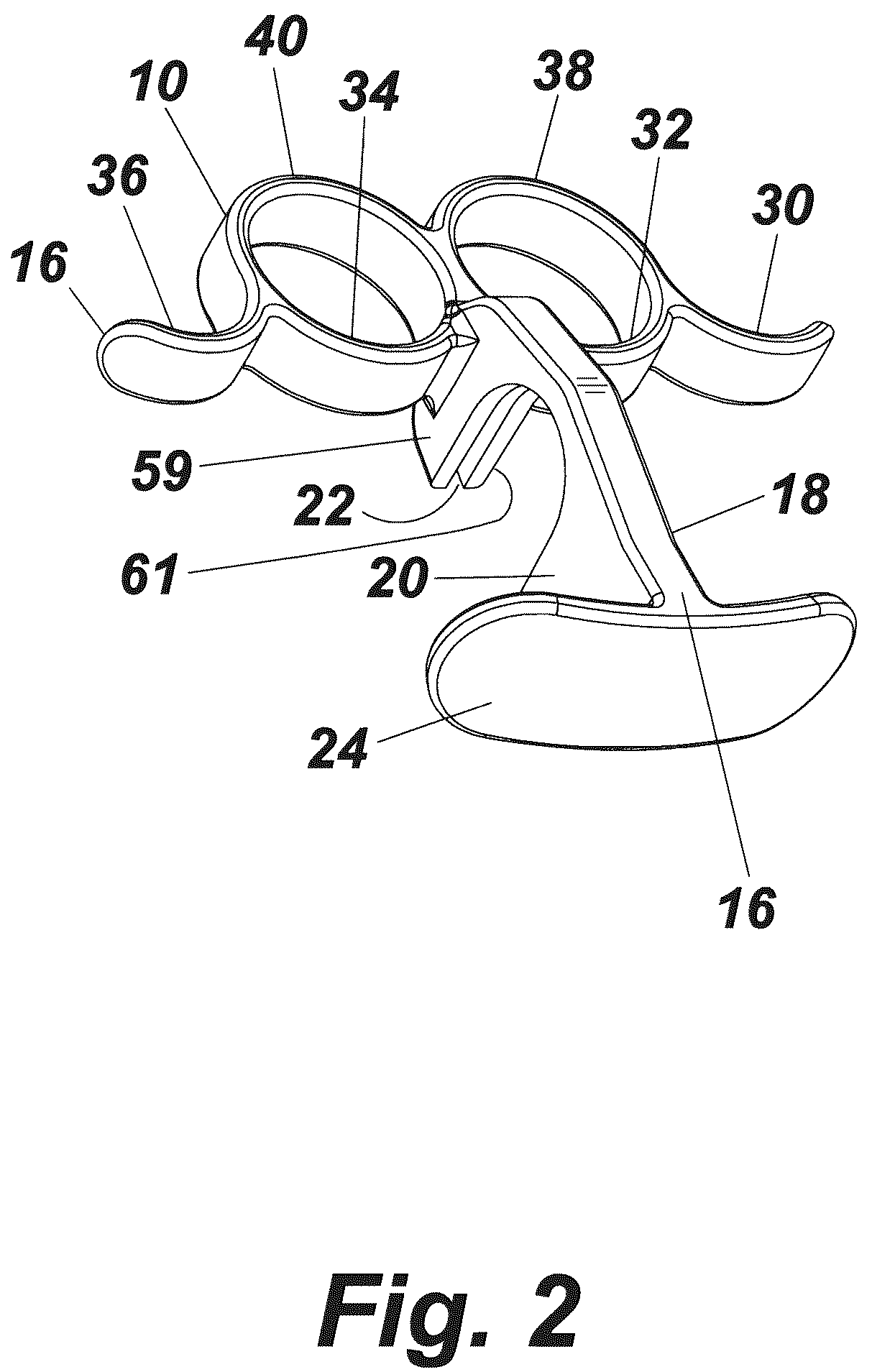 Patent US12496404 Figure 2 – Syringe hand grip adapter