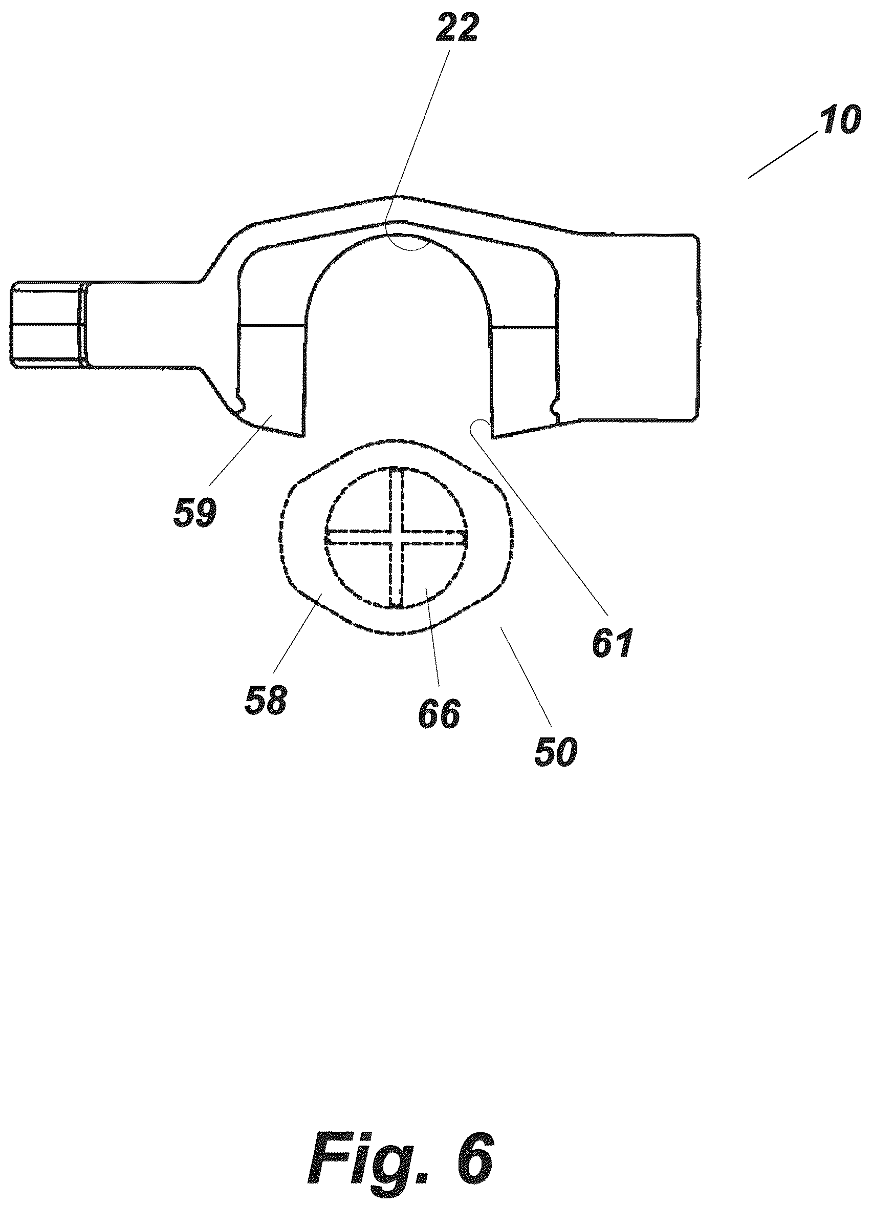 Patent US12496404 Figure 6 – Syringe hand grip adapter