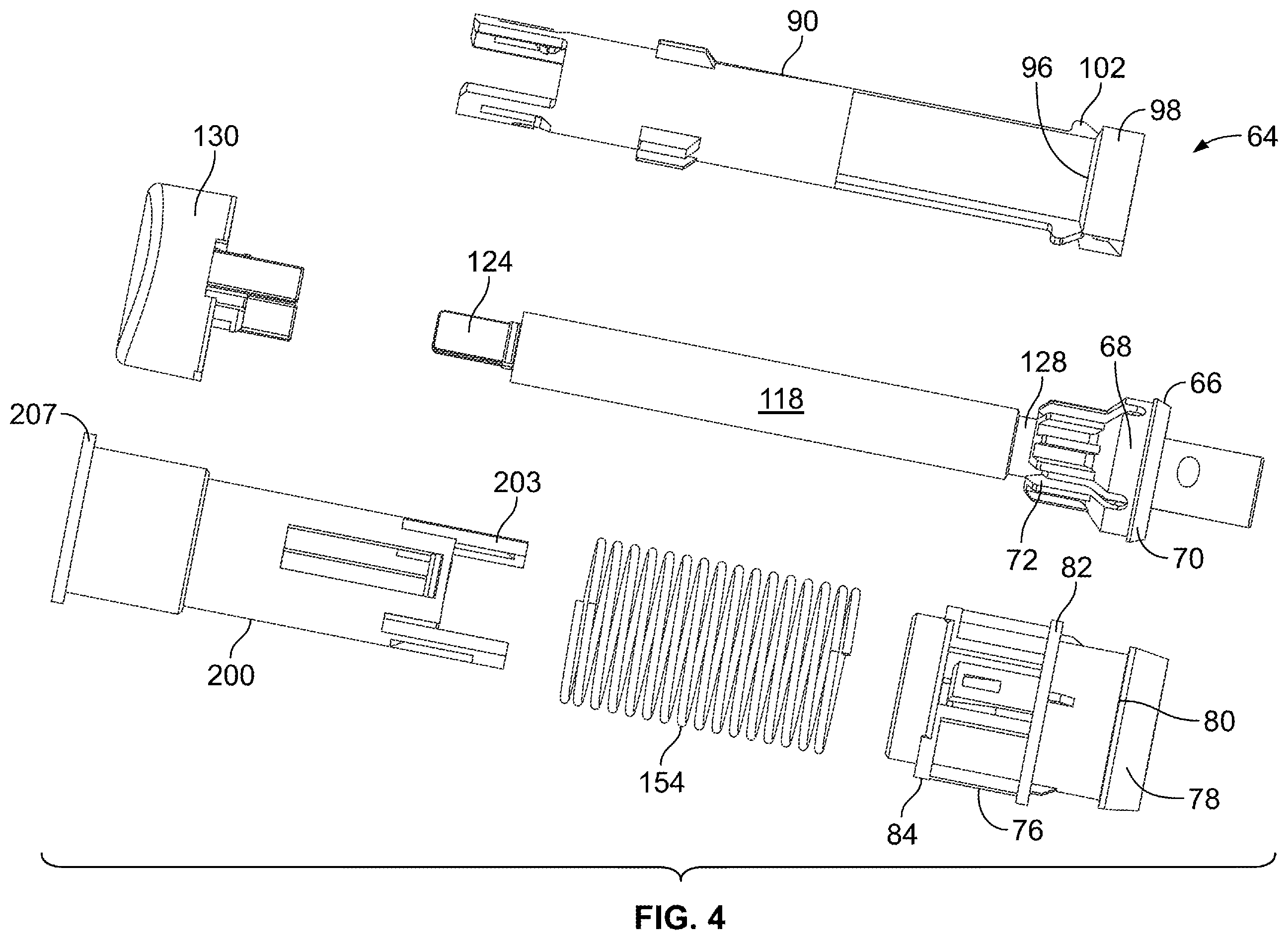 Patent US12496405 Figure 4 – Medicament delivery device with a locking mechanism