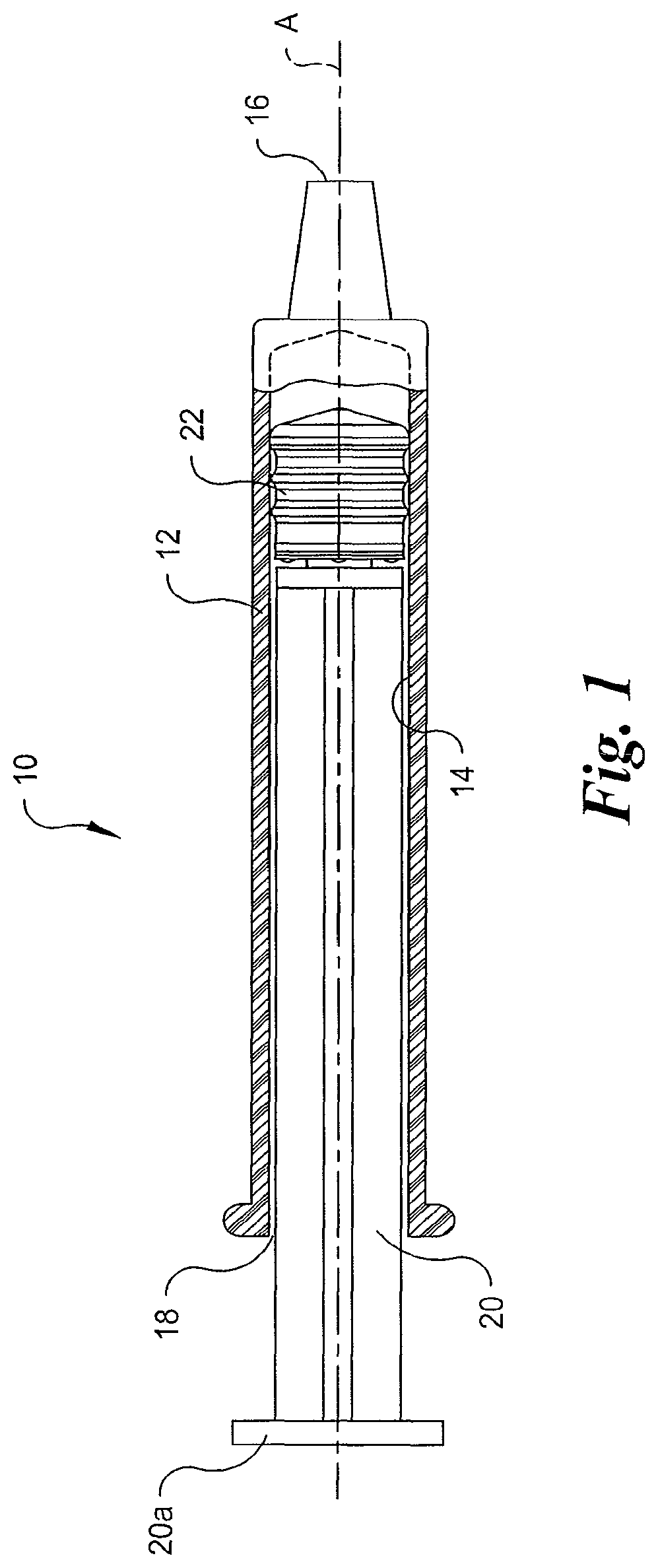 Patent US12496406 Figure 1 – Pharmaceutical syringe piston