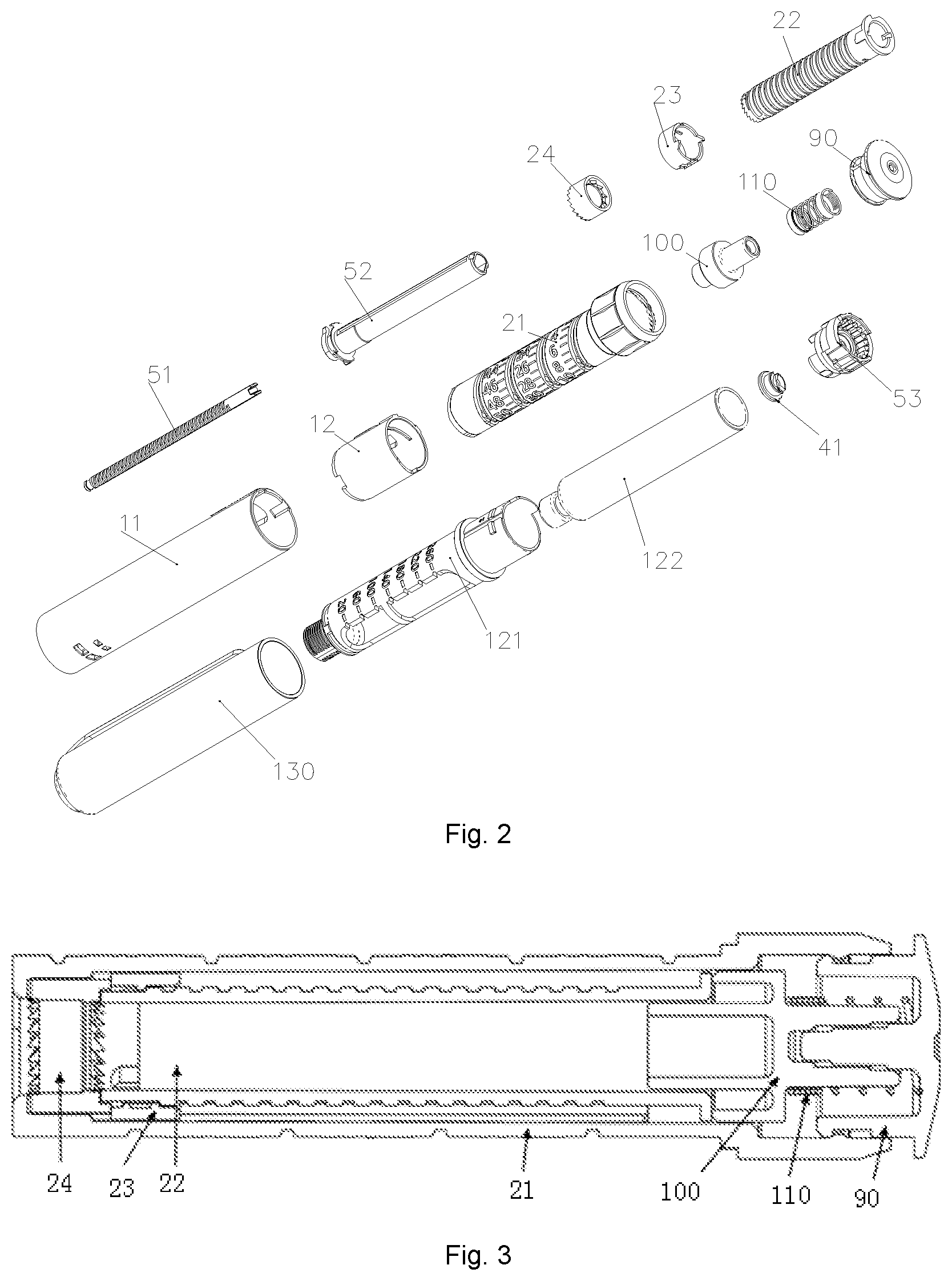 Patent US12496407 Figure 2 – Drug delivery device