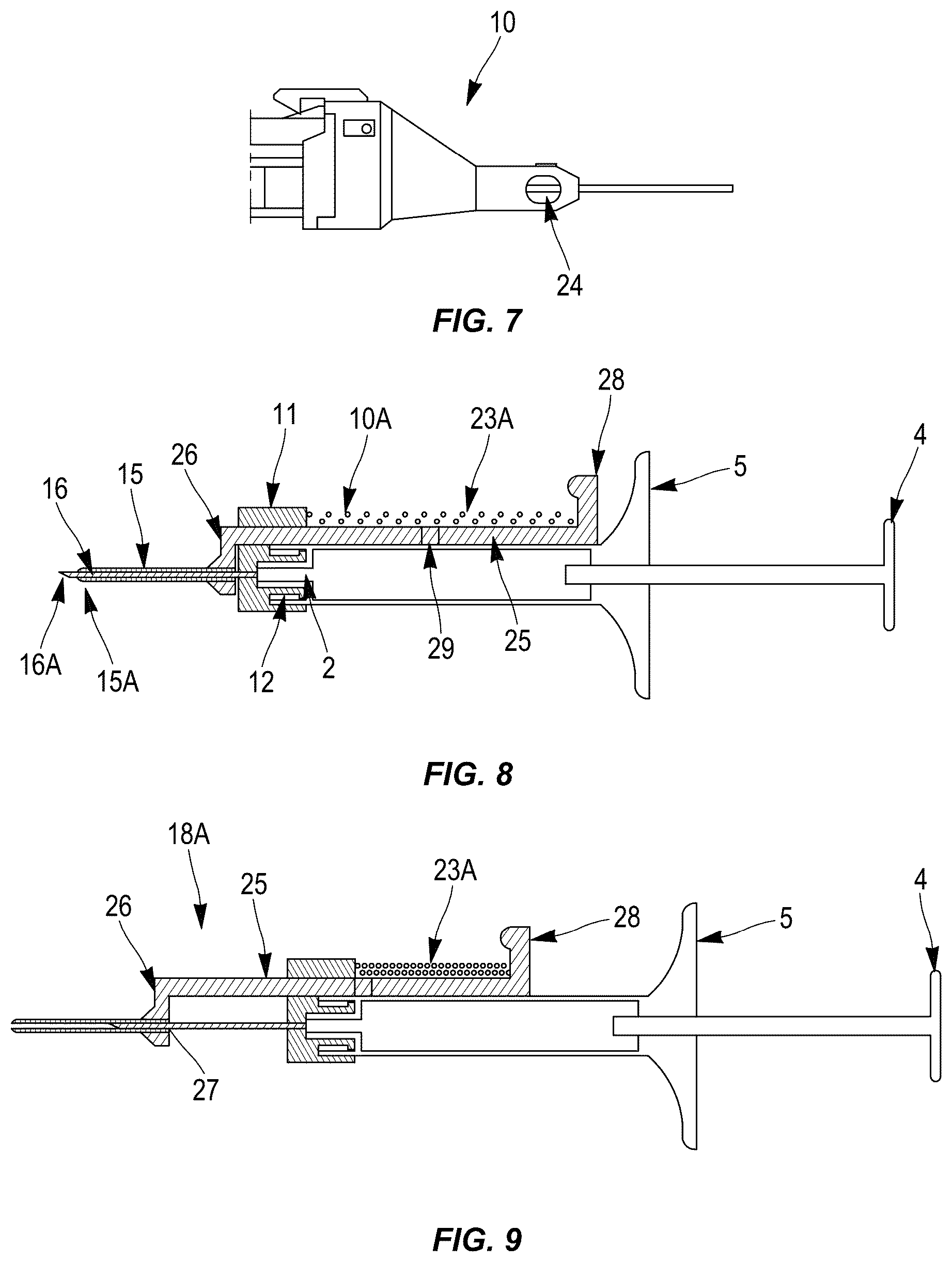 Patent US12496409 Figure 3 – Injection head for injecting a fluid substance and permitting monitoring of the injection site before injection of the fluid substance, and syringe comprising such a head