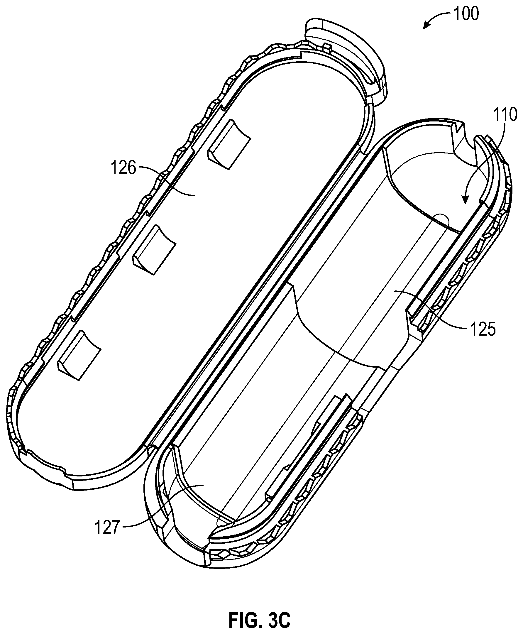 Patent US12496410 Figure 5 – Tamper-evident closure