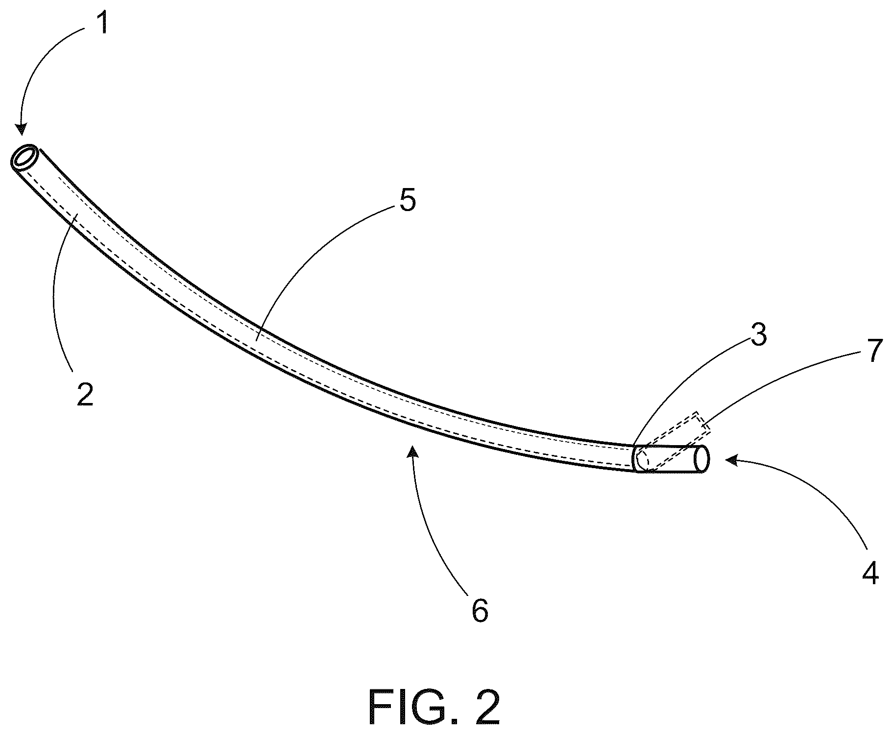 Patent US12496416 Figure 2 – Tracheal introducer sheath