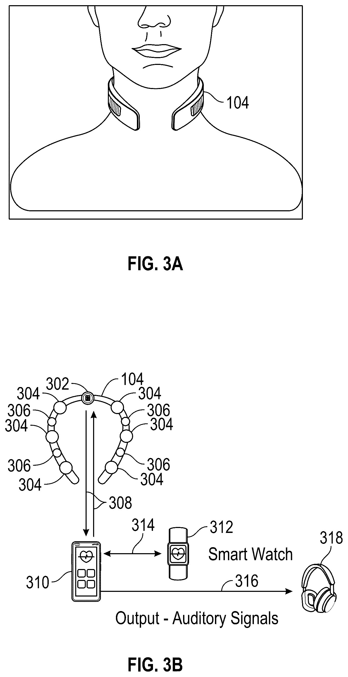 Patent US12496424 Figure 3 – Noninvasive wearable device for remote vital sign monitoring and autonomic nervous system regulation using vibratory and auditory stimulation