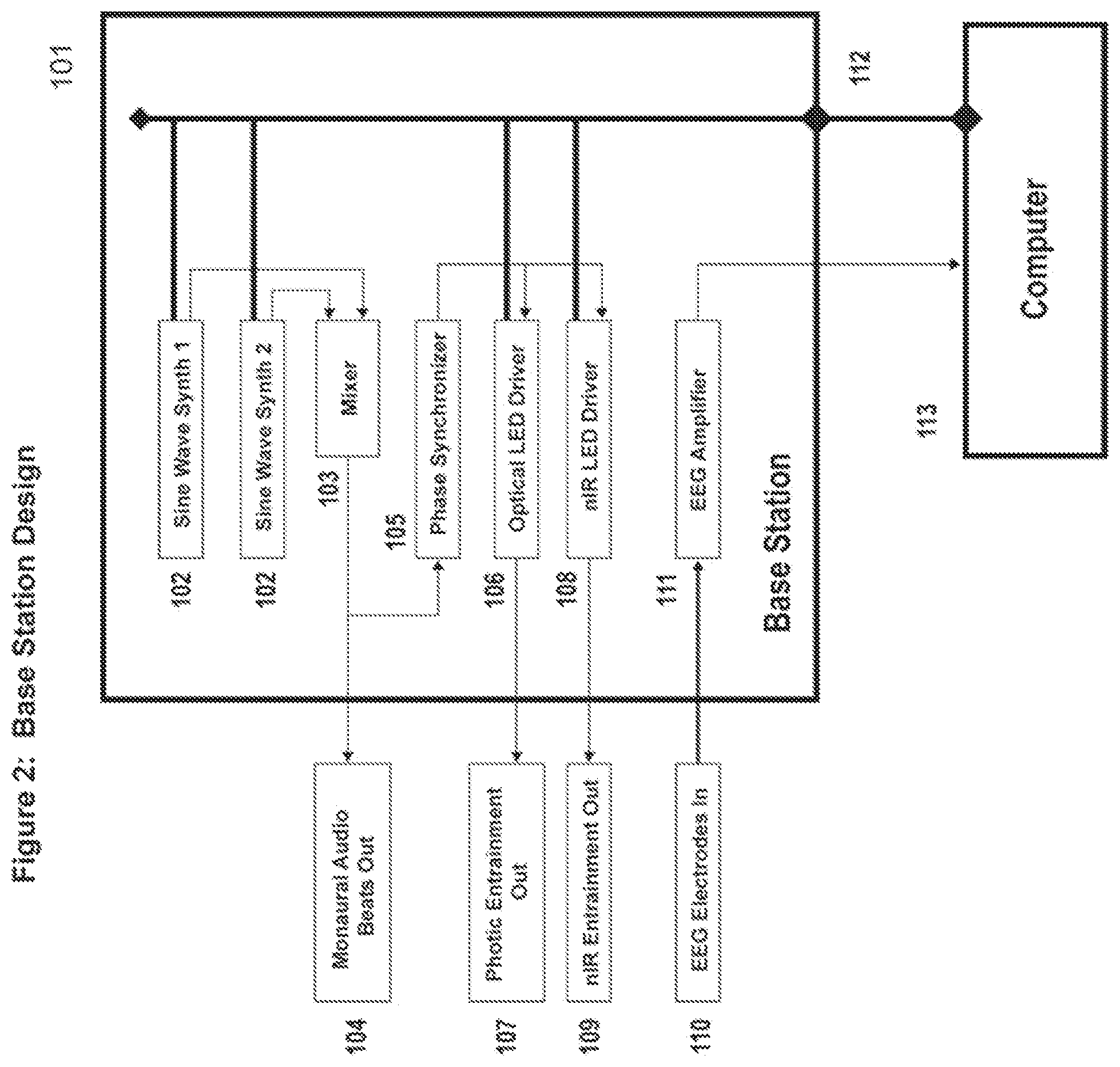 Patent US12496426 Figure 3 – Multi-modal dynamic entrainment augmented neurofeedback system