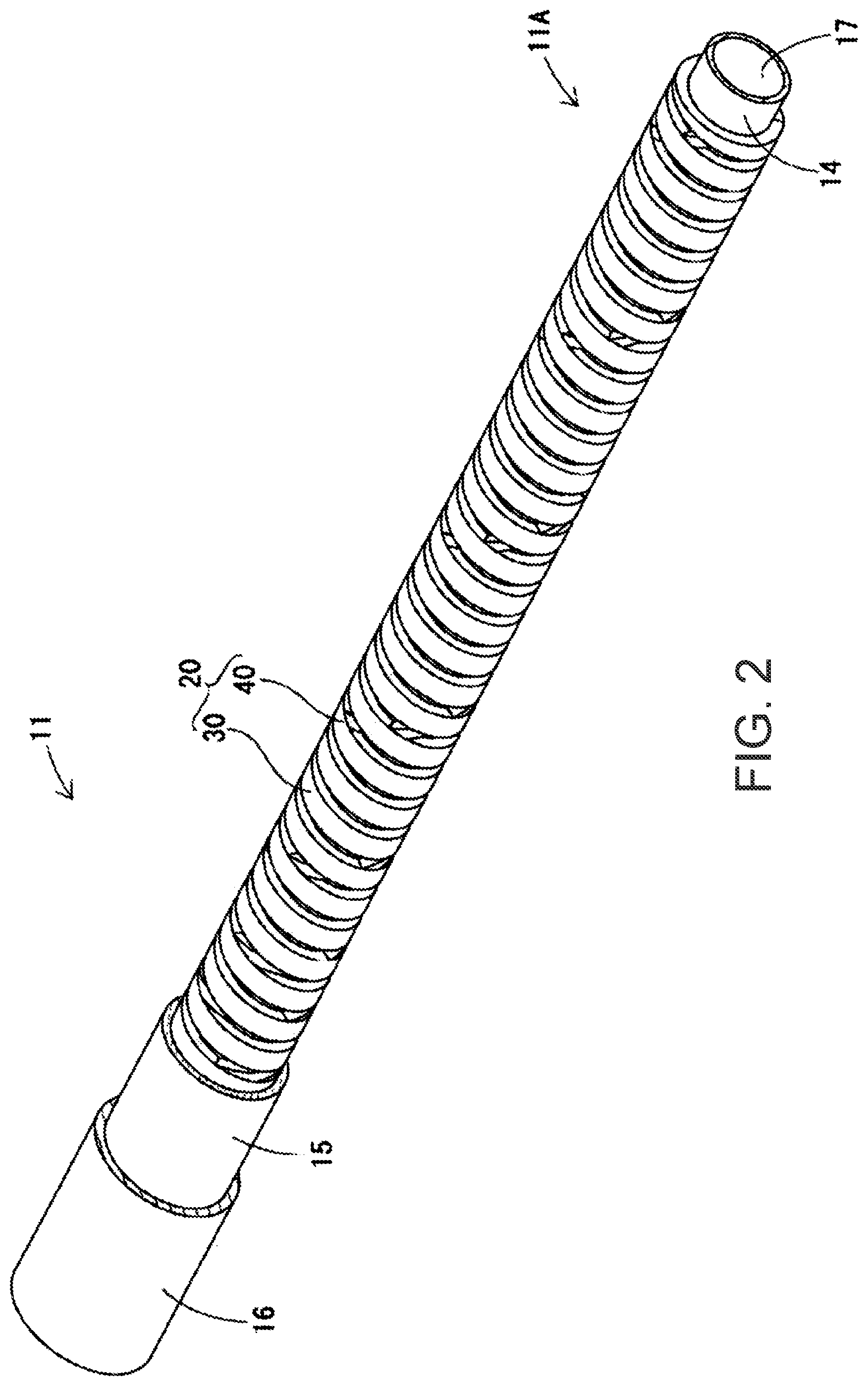 Patent US12496430 Figure 2 – Rotation transmission structure, catheter, and guide wire