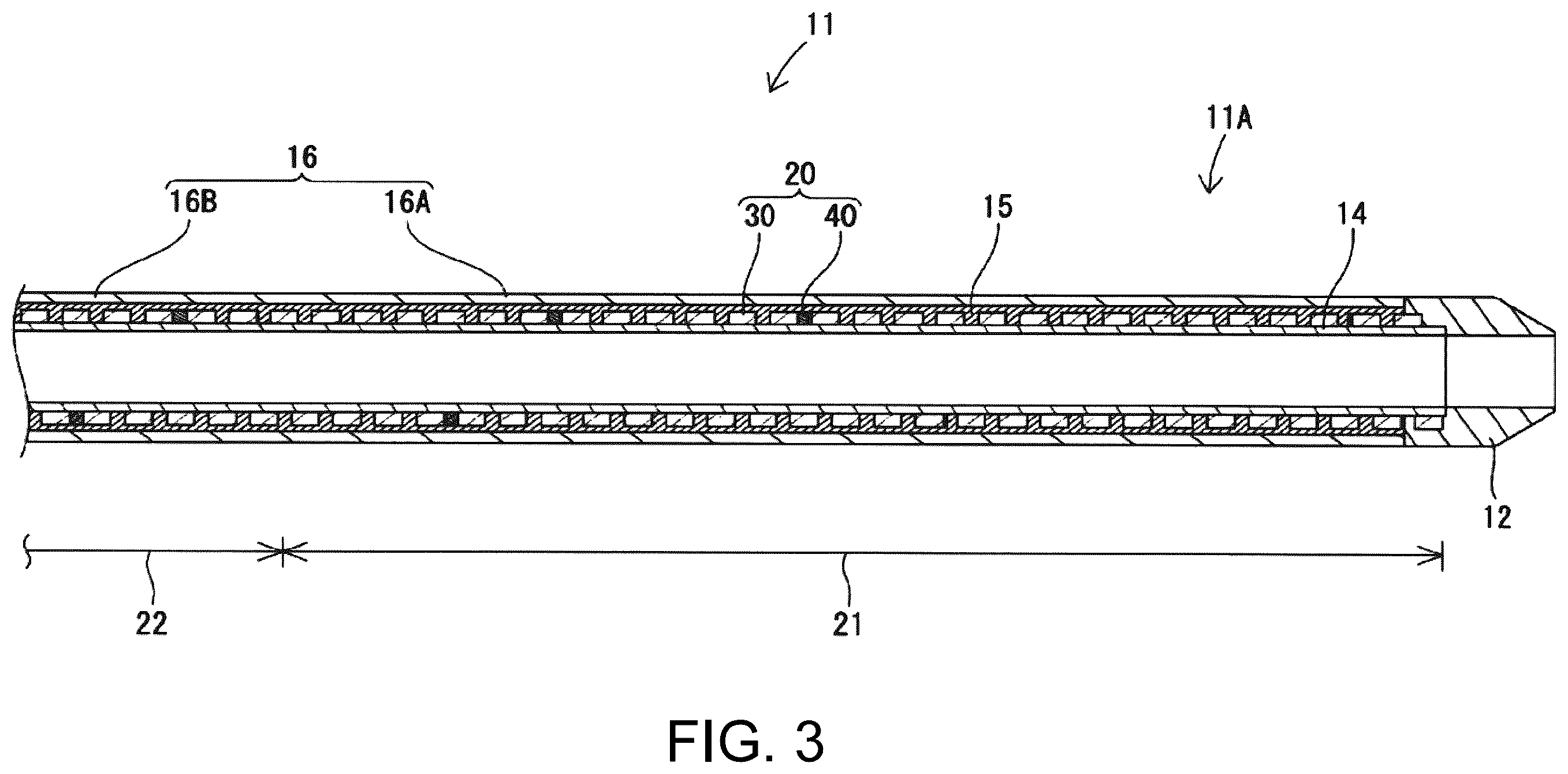 Patent US12496430 Figure 3 – Rotation transmission structure, catheter, and guide wire