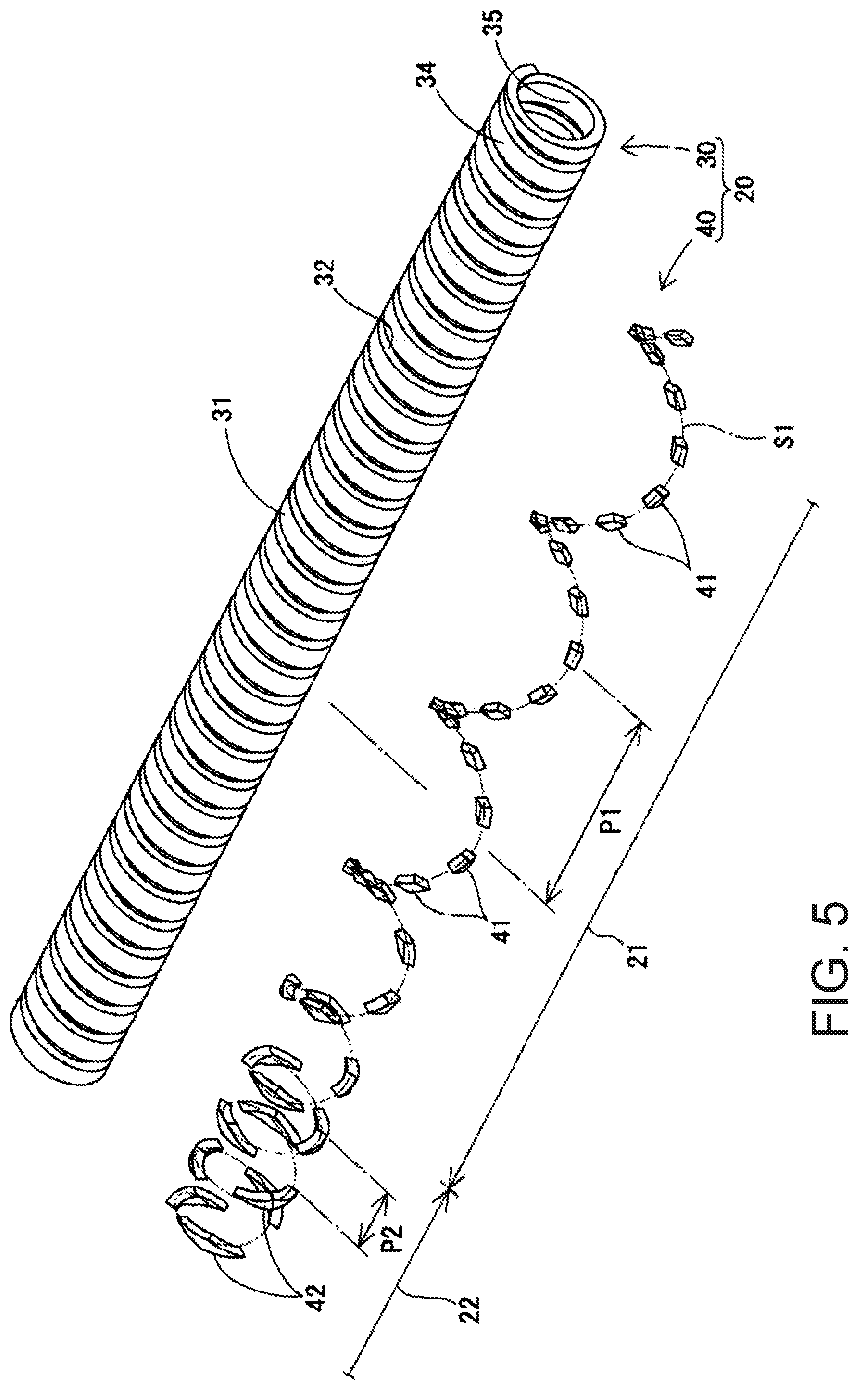 Patent US12496430 Figure 5 – Rotation transmission structure, catheter, and guide wire