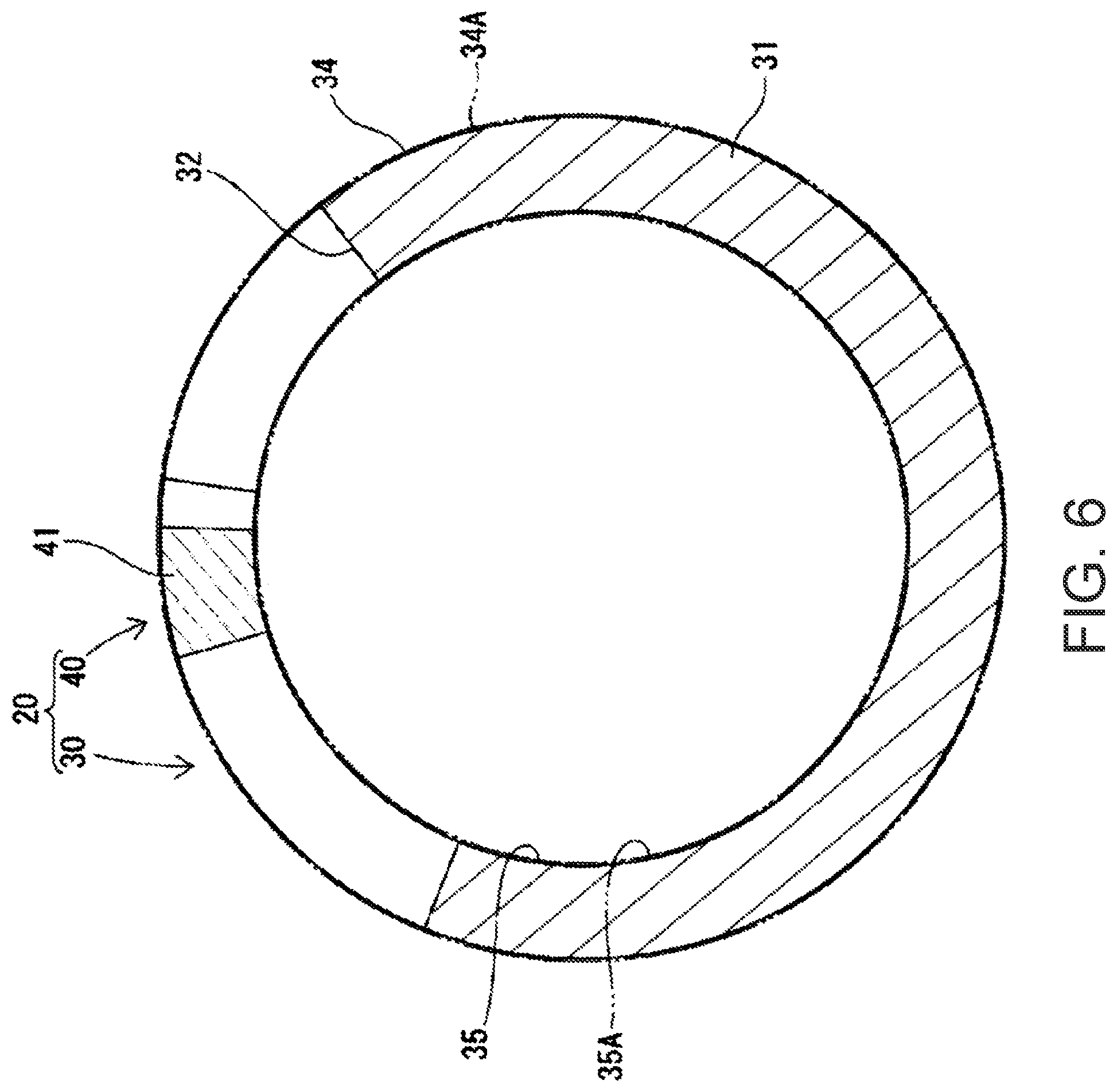 Patent US12496430 Figure 6 – Rotation transmission structure, catheter, and guide wire