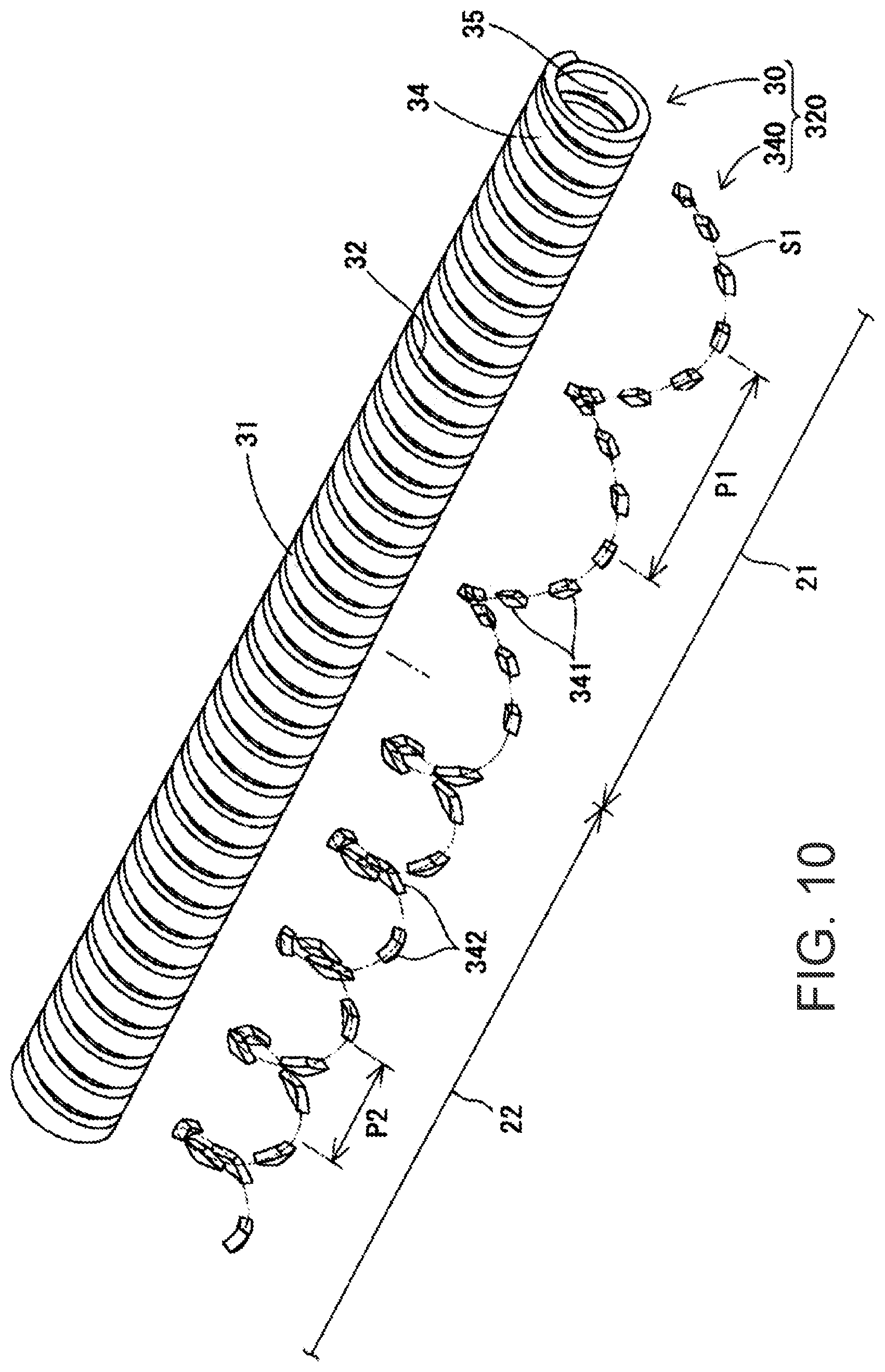 Patent US12496430 Figure 10 – Rotation transmission structure, catheter, and guide wire
