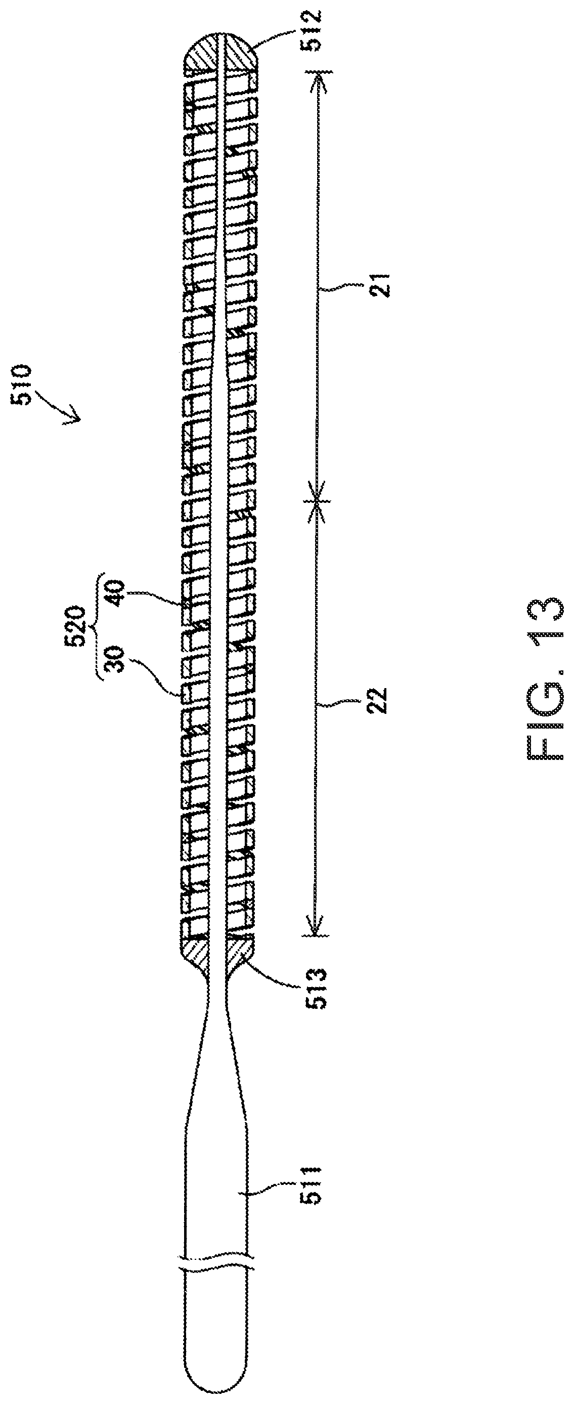 Patent US12496430 Figure 13 – Rotation transmission structure, catheter, and guide wire