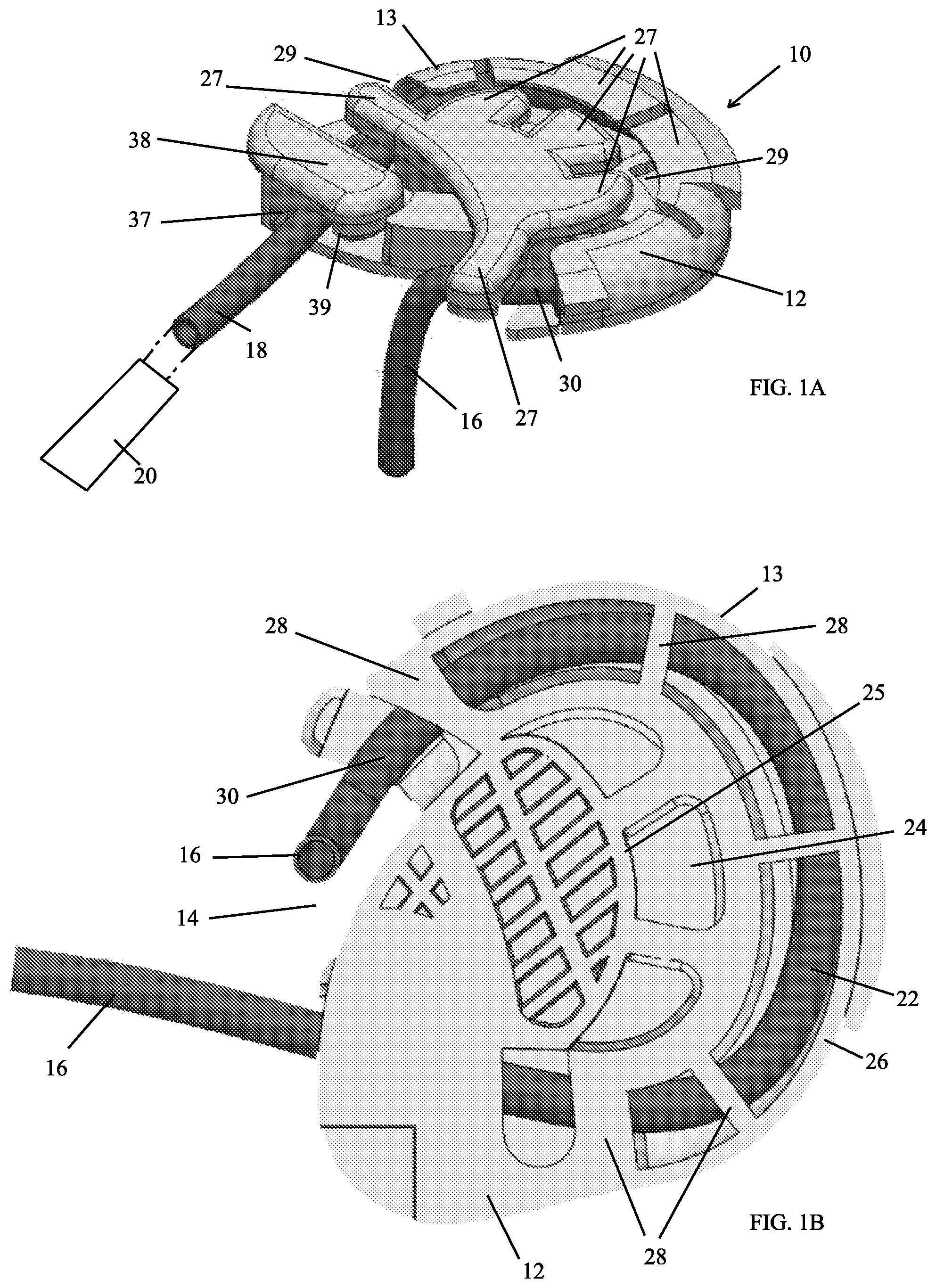 Patent US12496433 Figure 1 – Catheter fixation device