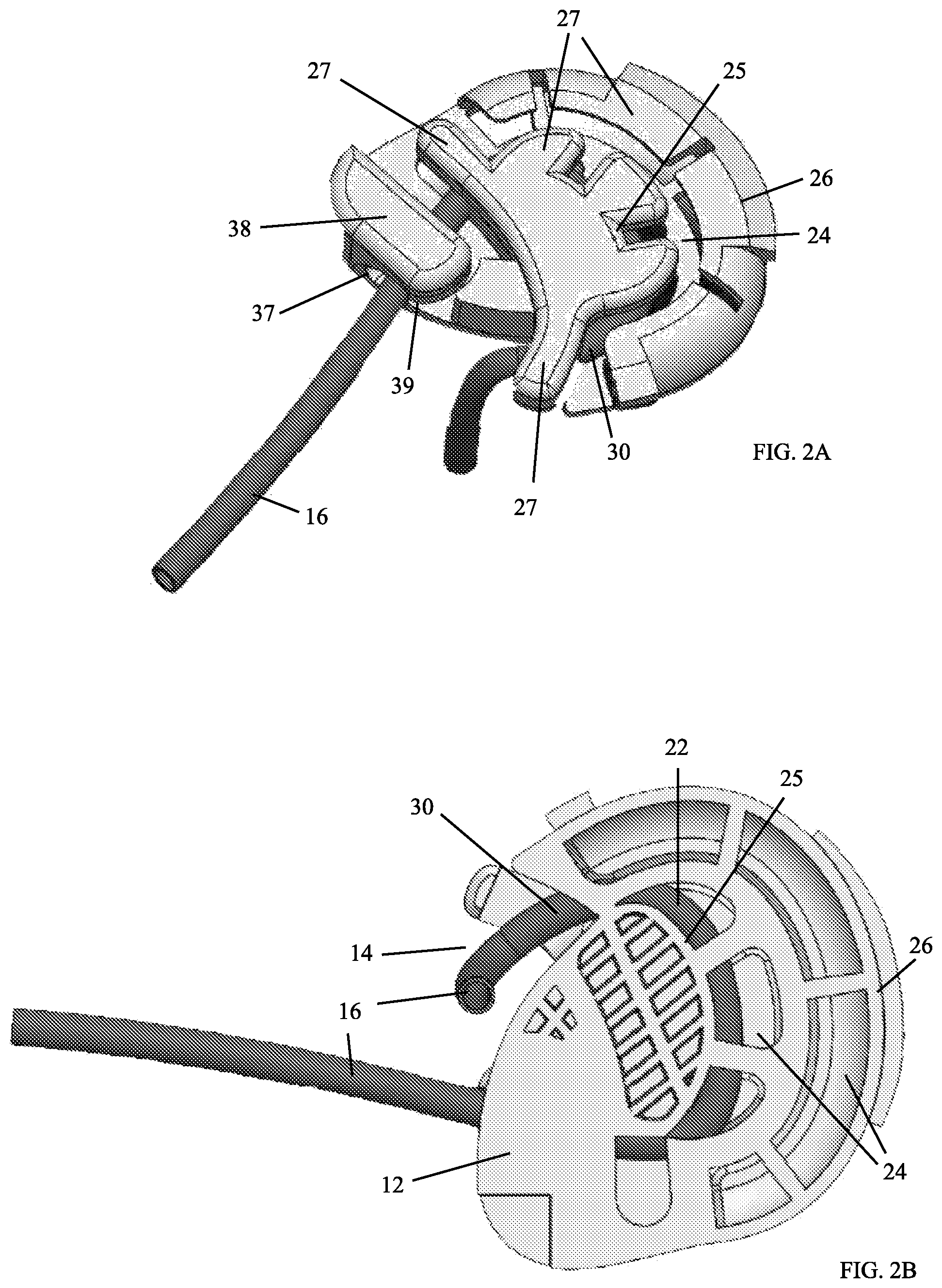 Patent US12496433 Figure 2 – Catheter fixation device