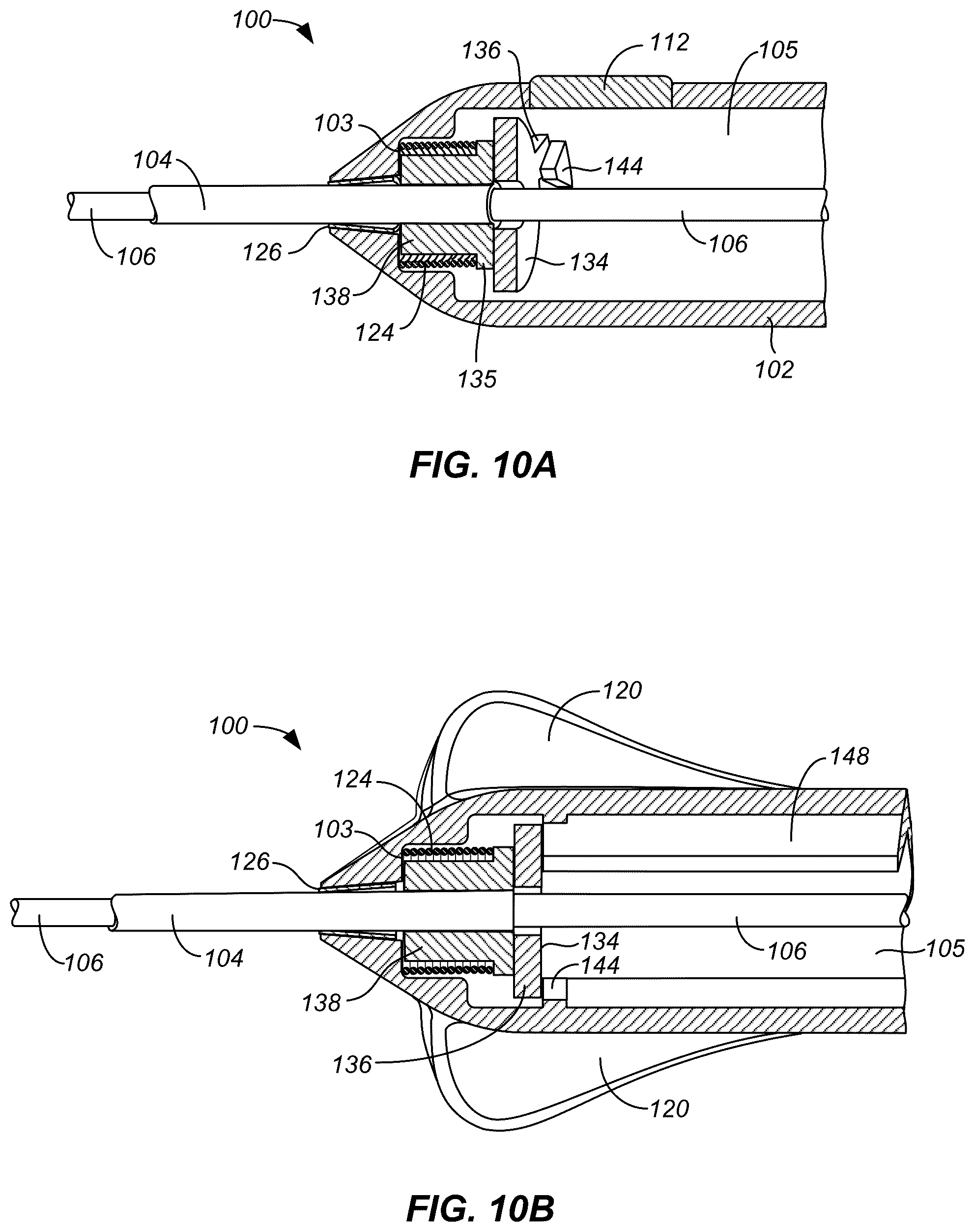 Patent US12496434 Figure 8 – Retractable needle catheter delivery apparatus