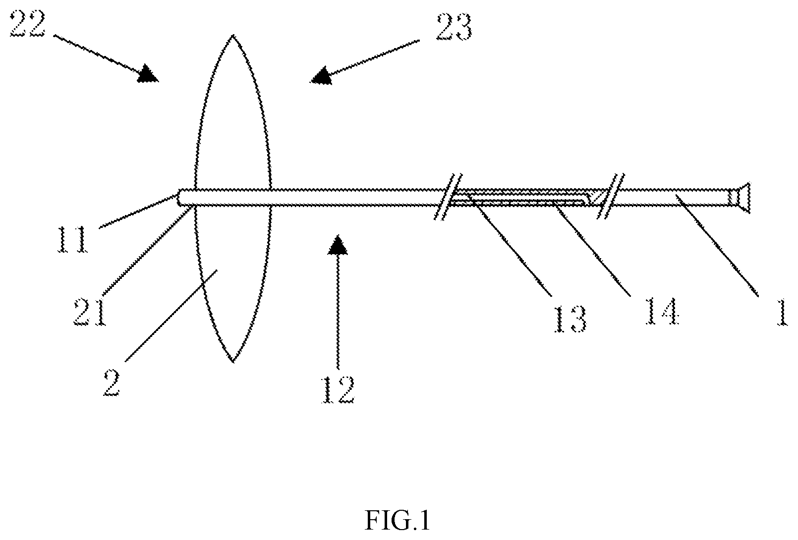 Patent US12496435 Figure 1 – Balloon device and a medical device comprising it