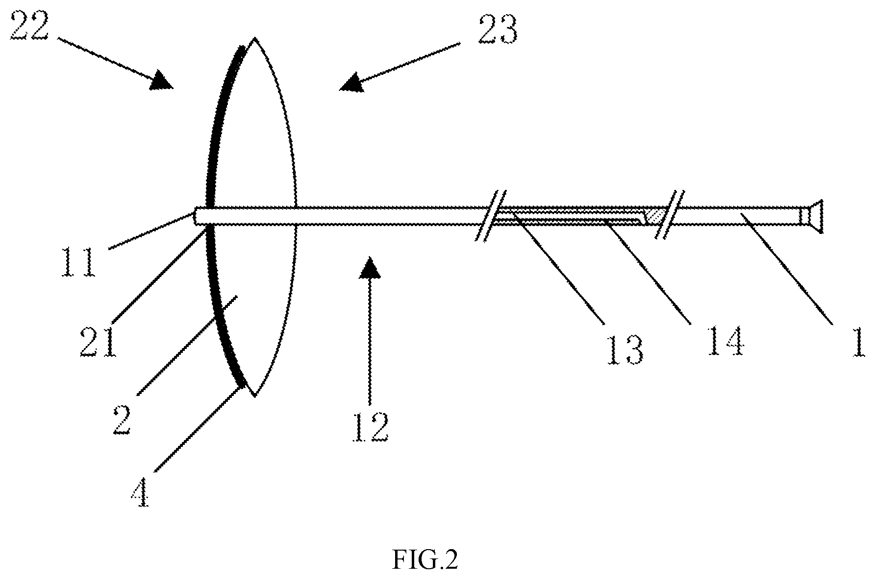 Patent US12496435 Figure 2 – Balloon device and a medical device comprising it