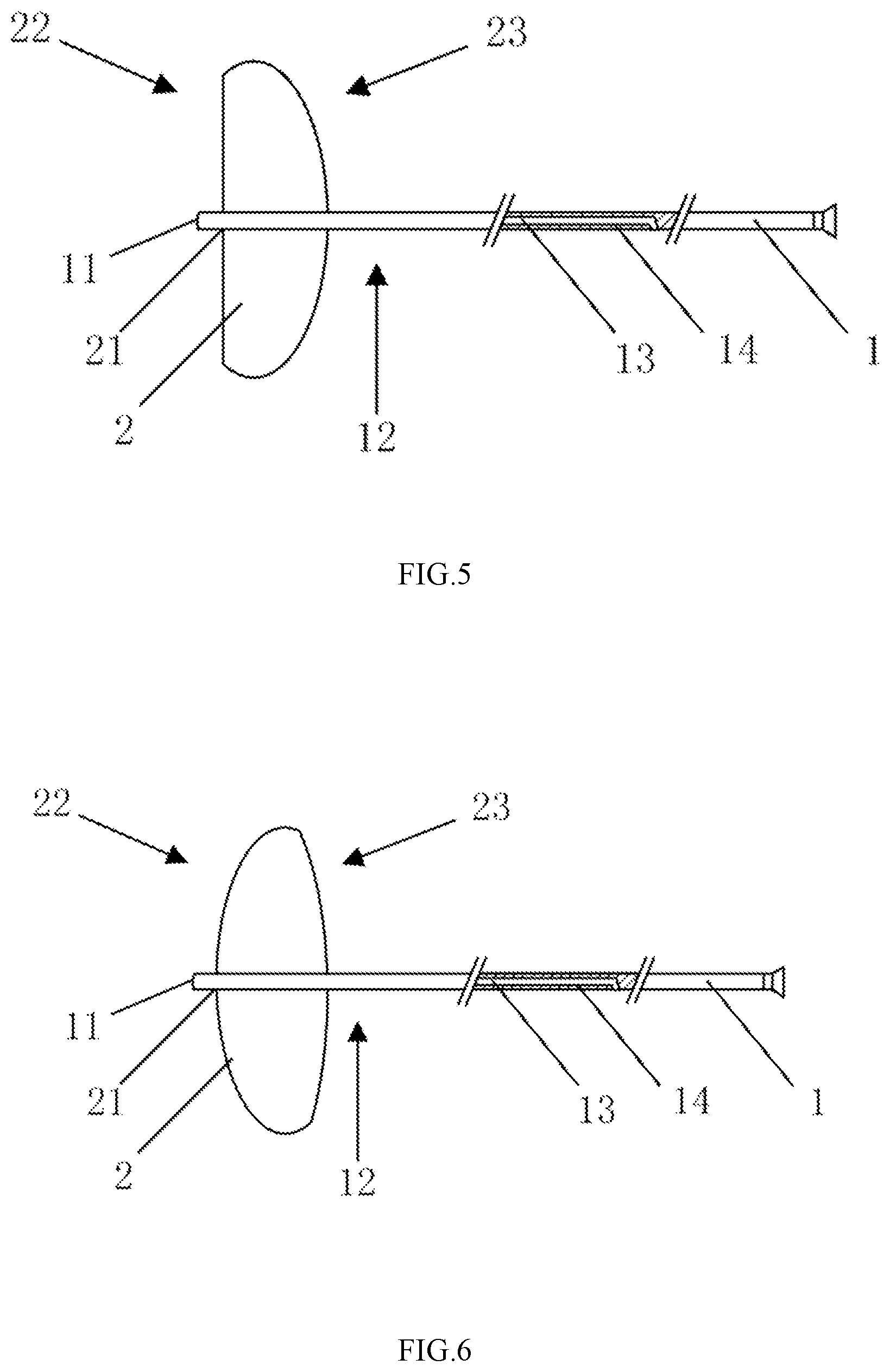 Patent US12496435 Figure 5 – Balloon device and a medical device comprising it
